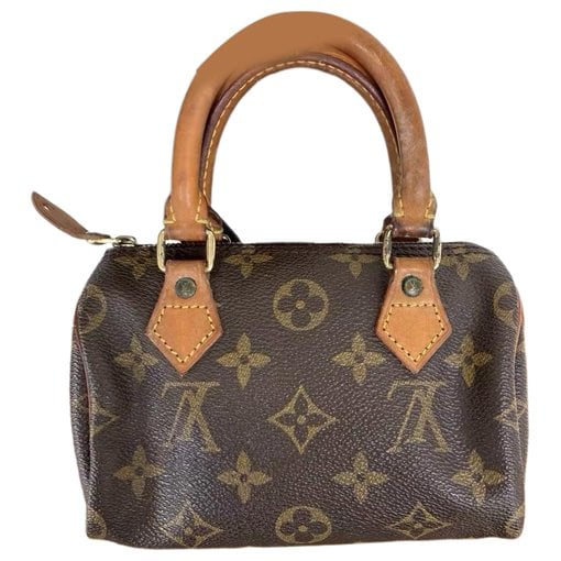 Nano Speedy / Mini HL leather handbag