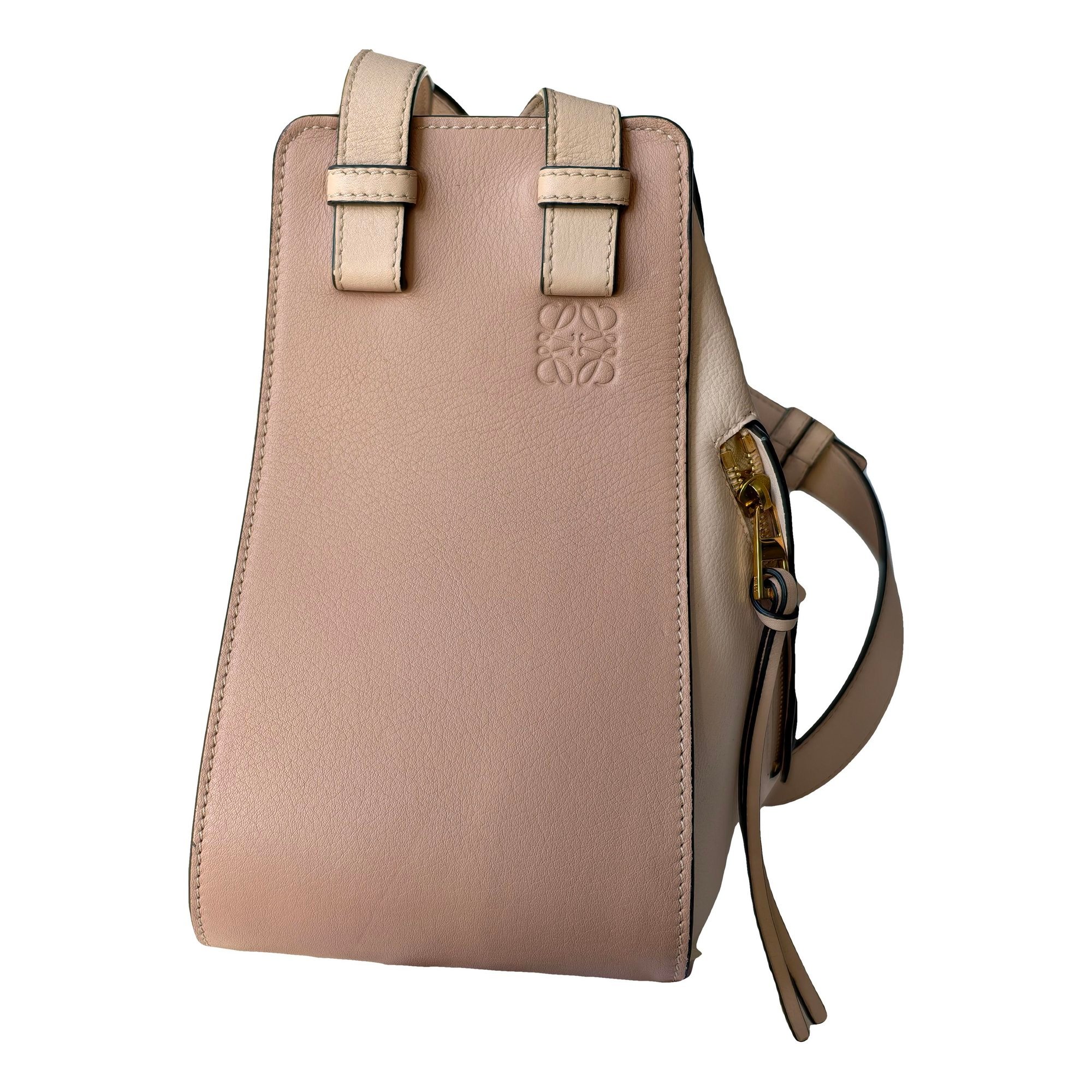 Hammock leather handbag