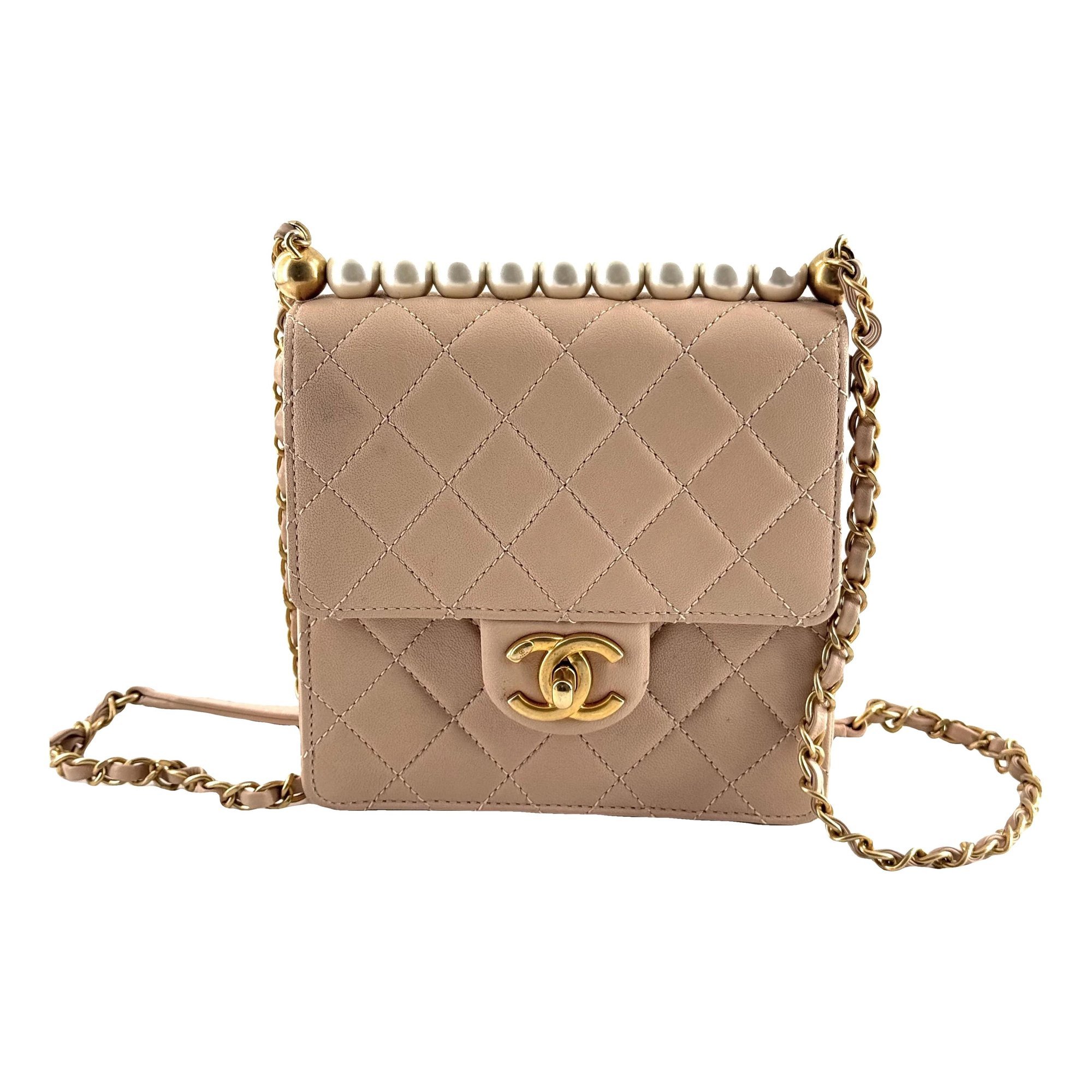 Leather mini bag