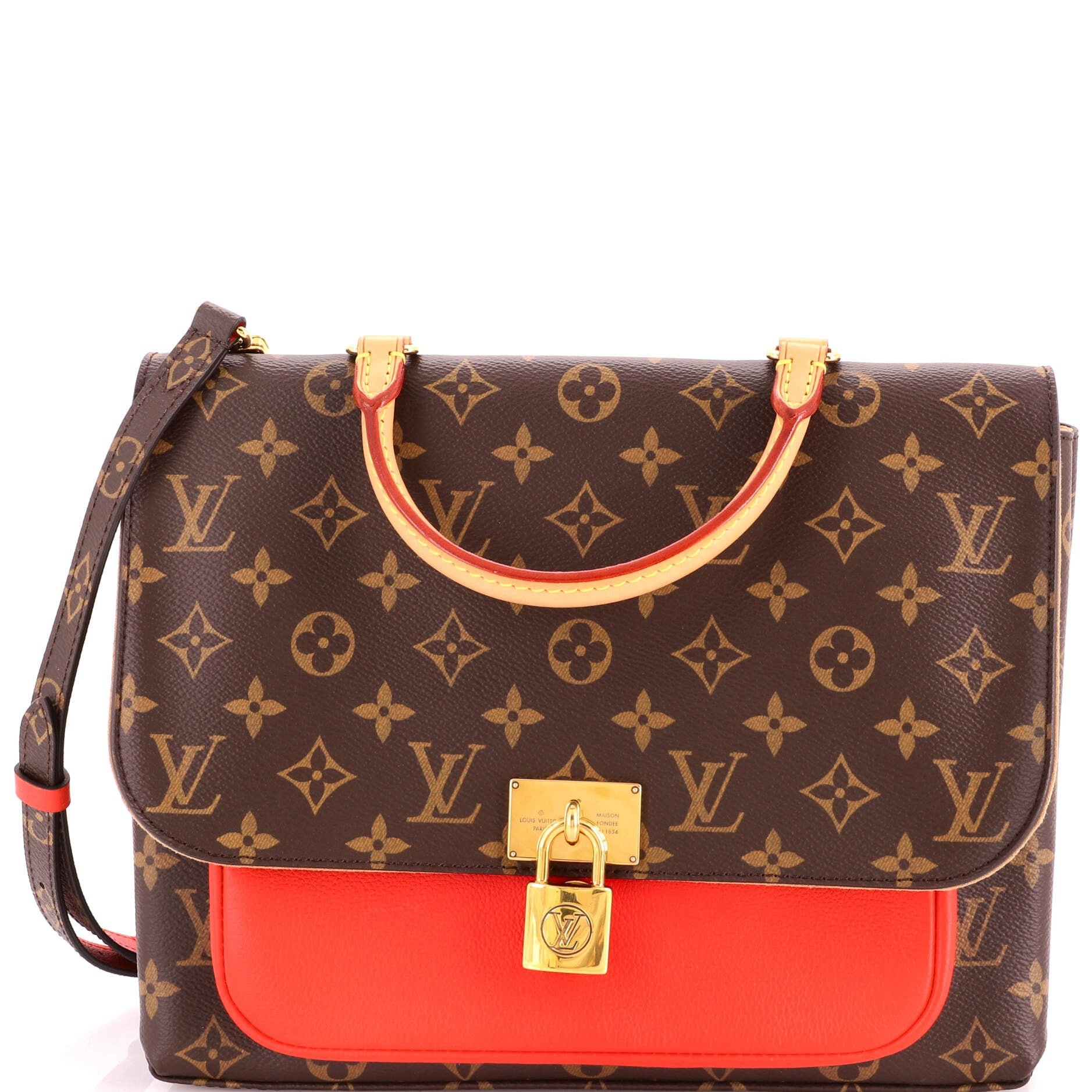 Marignan Handbag Monogram Canvas with Leather