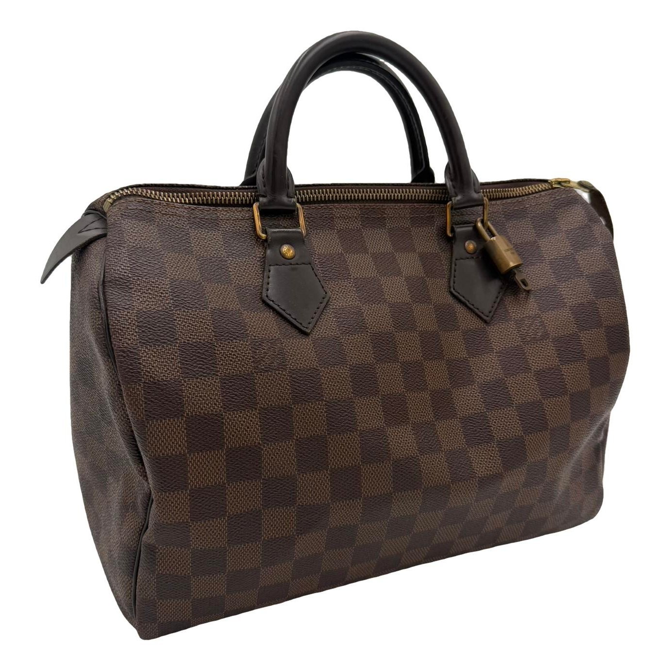 Speedy leather handbag
