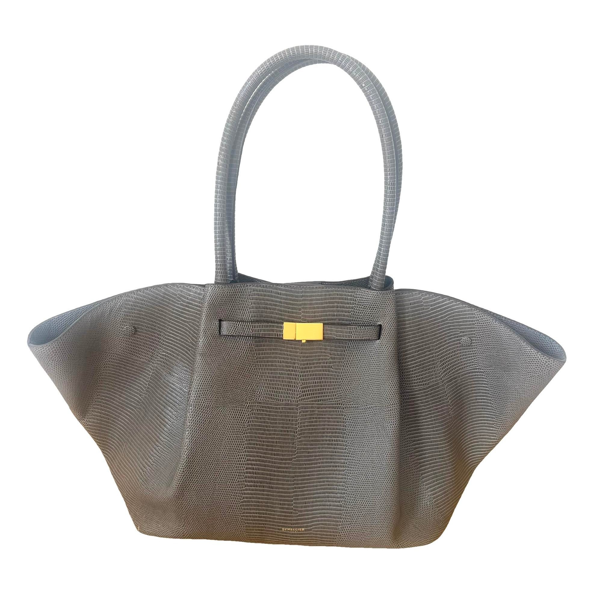 Leather tote