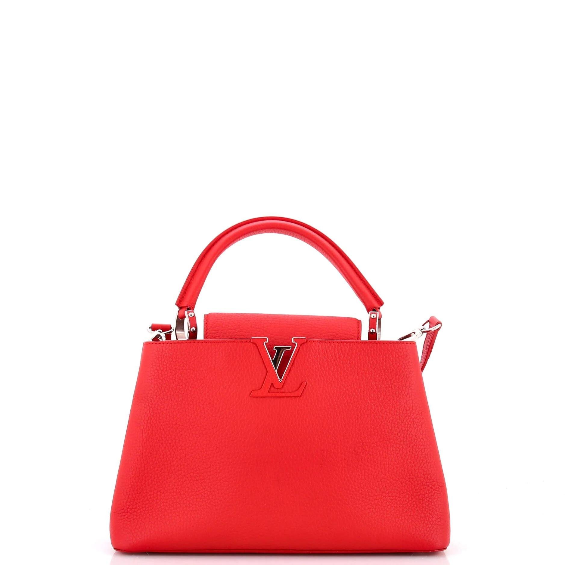 Capucines leather handbag