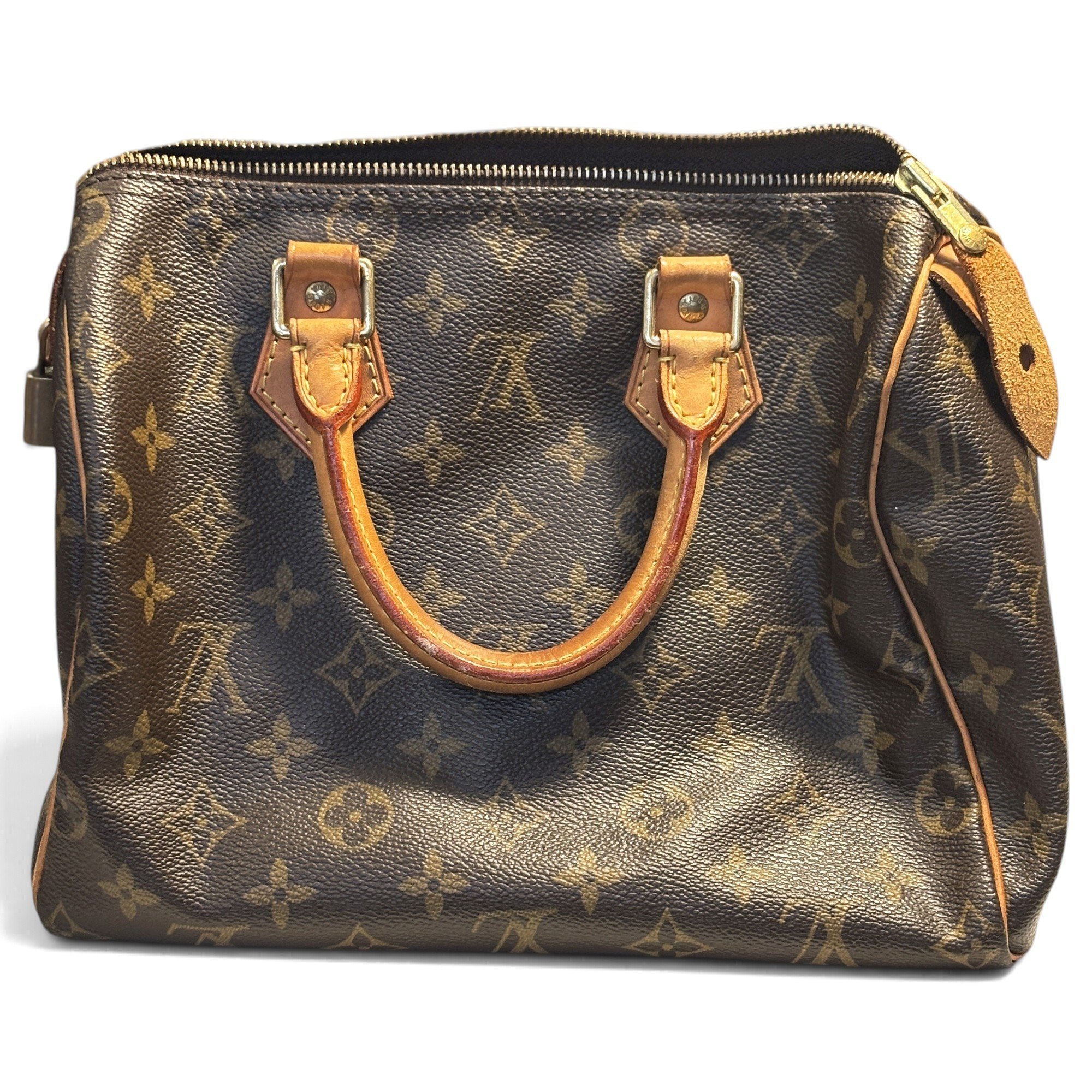 Speedy leather bowling bag
