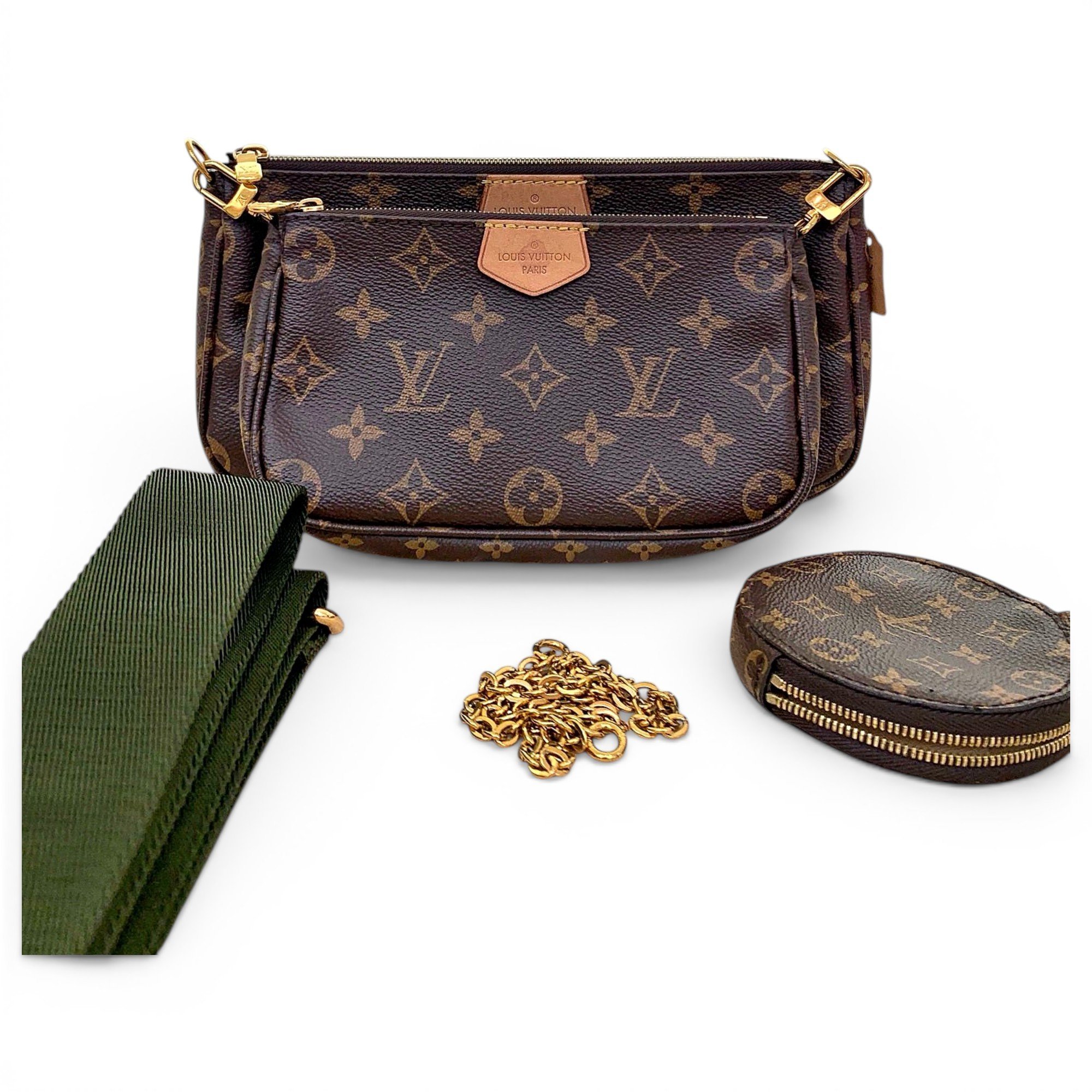 Multi Pochette Accessoires leather handbag