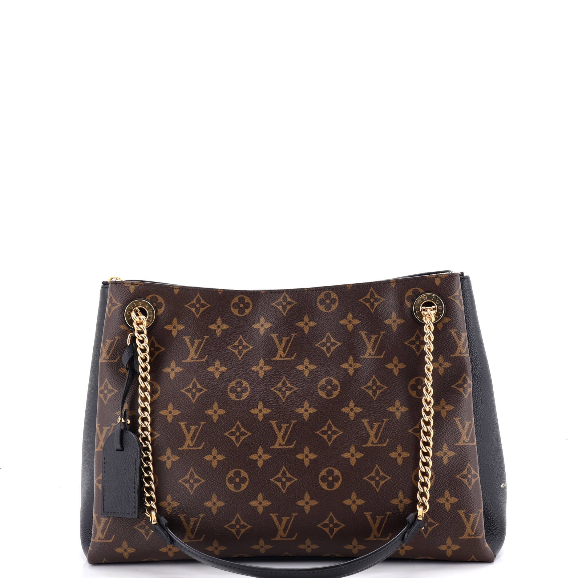 Surene Handbag Monogram Canvas with Leather MM