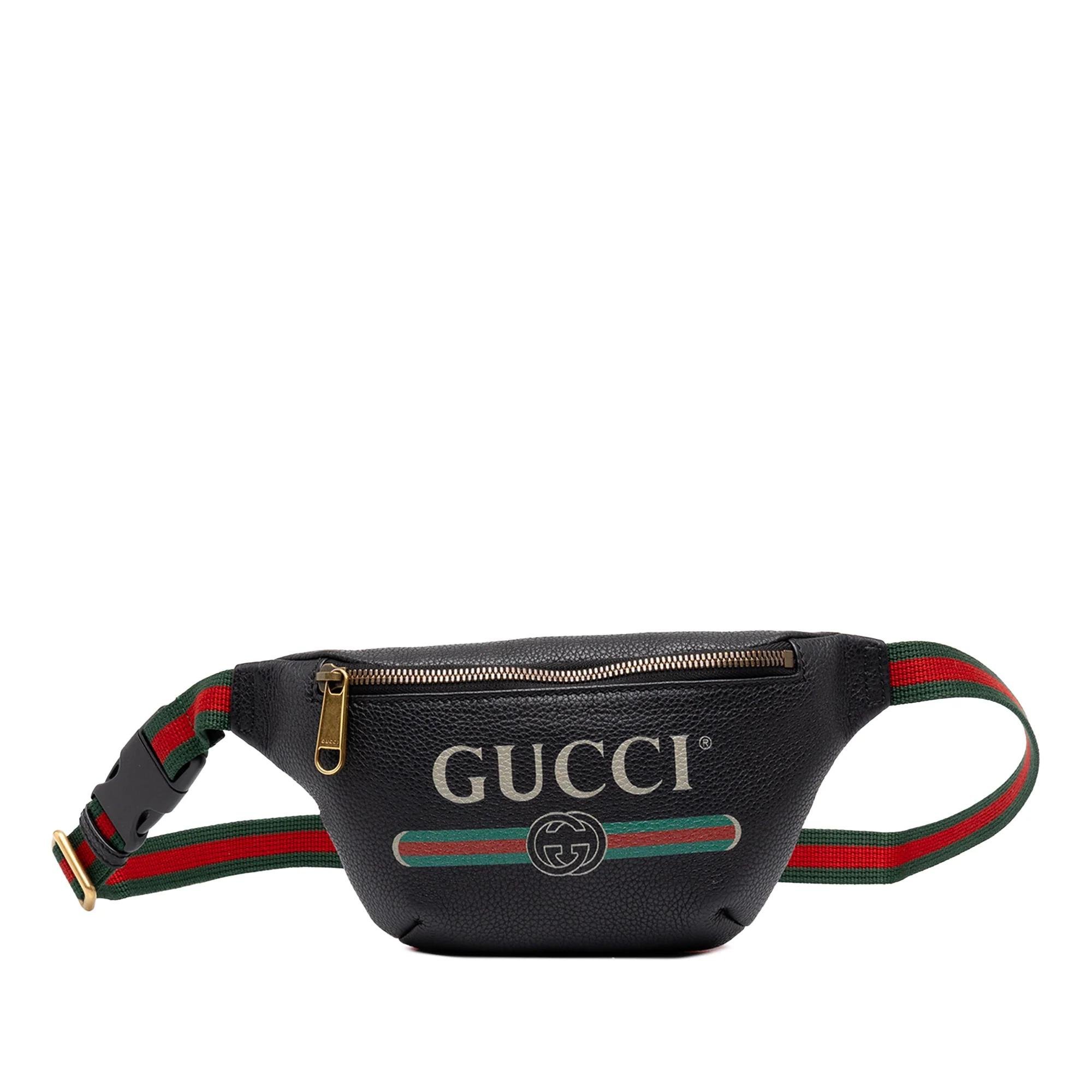 Gucci B leather handbag