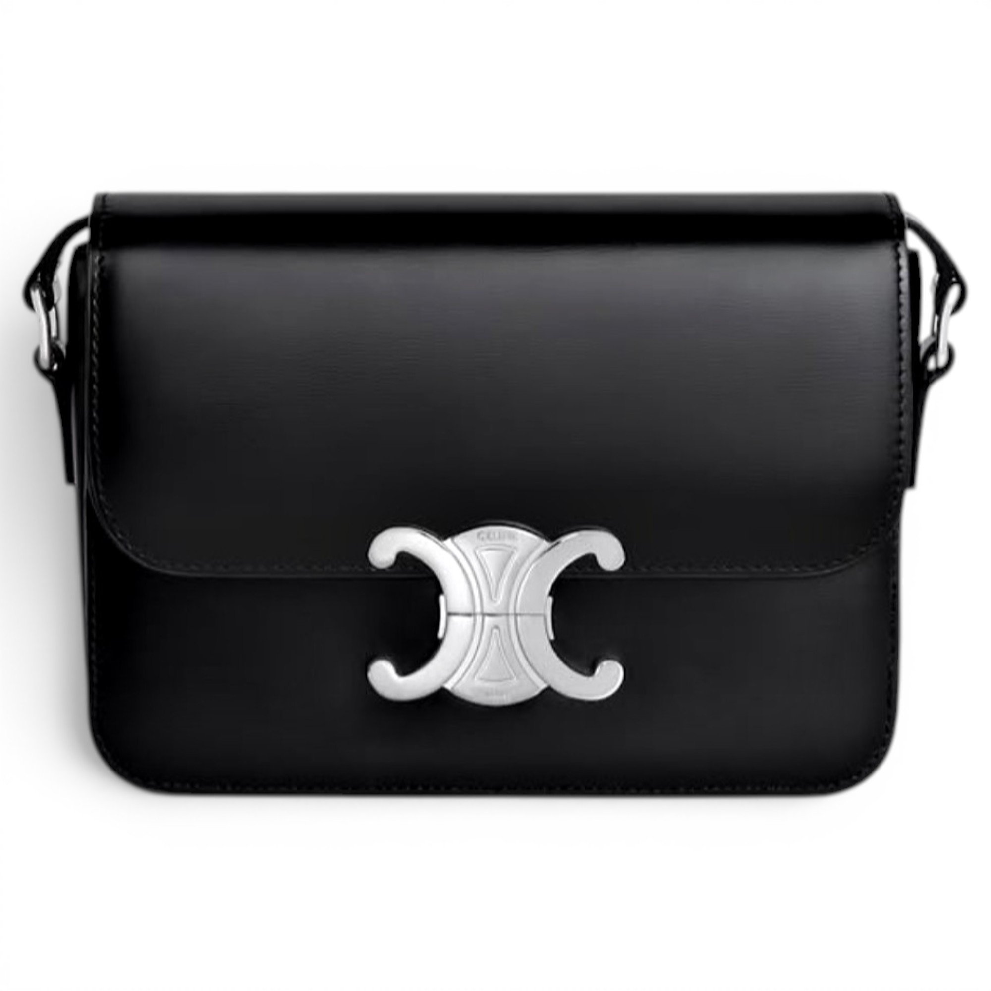 Triomphe leather handbag