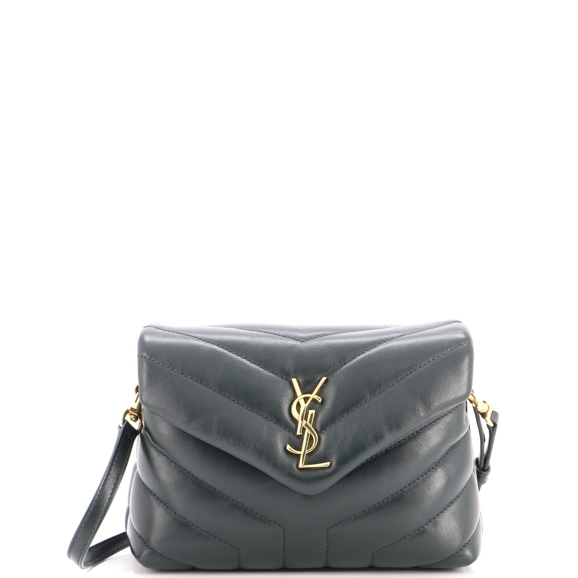 Loulou Shoulder Bag Matelasse Chevron Leather Toy