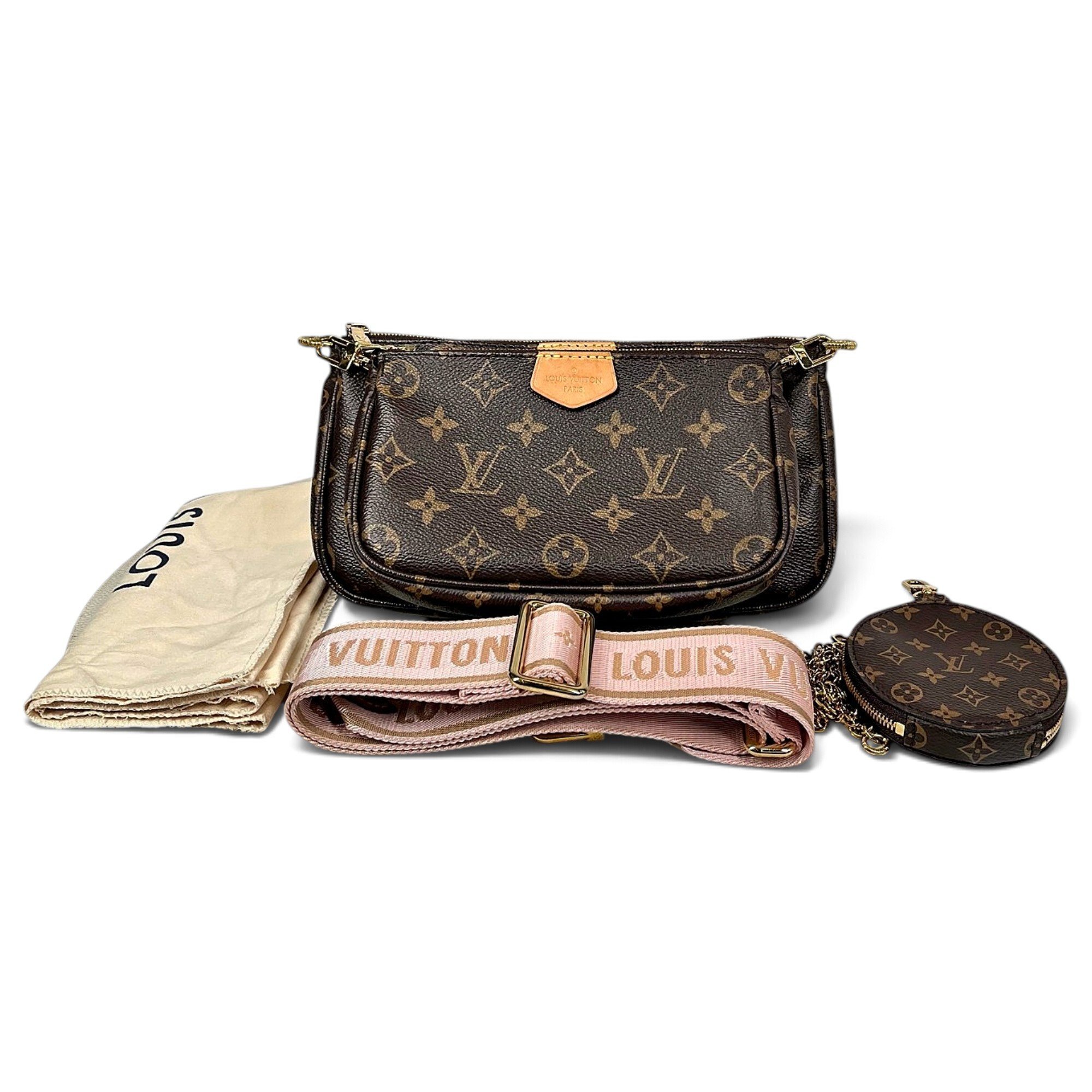 Multi Pochette Accessoires leather handbag