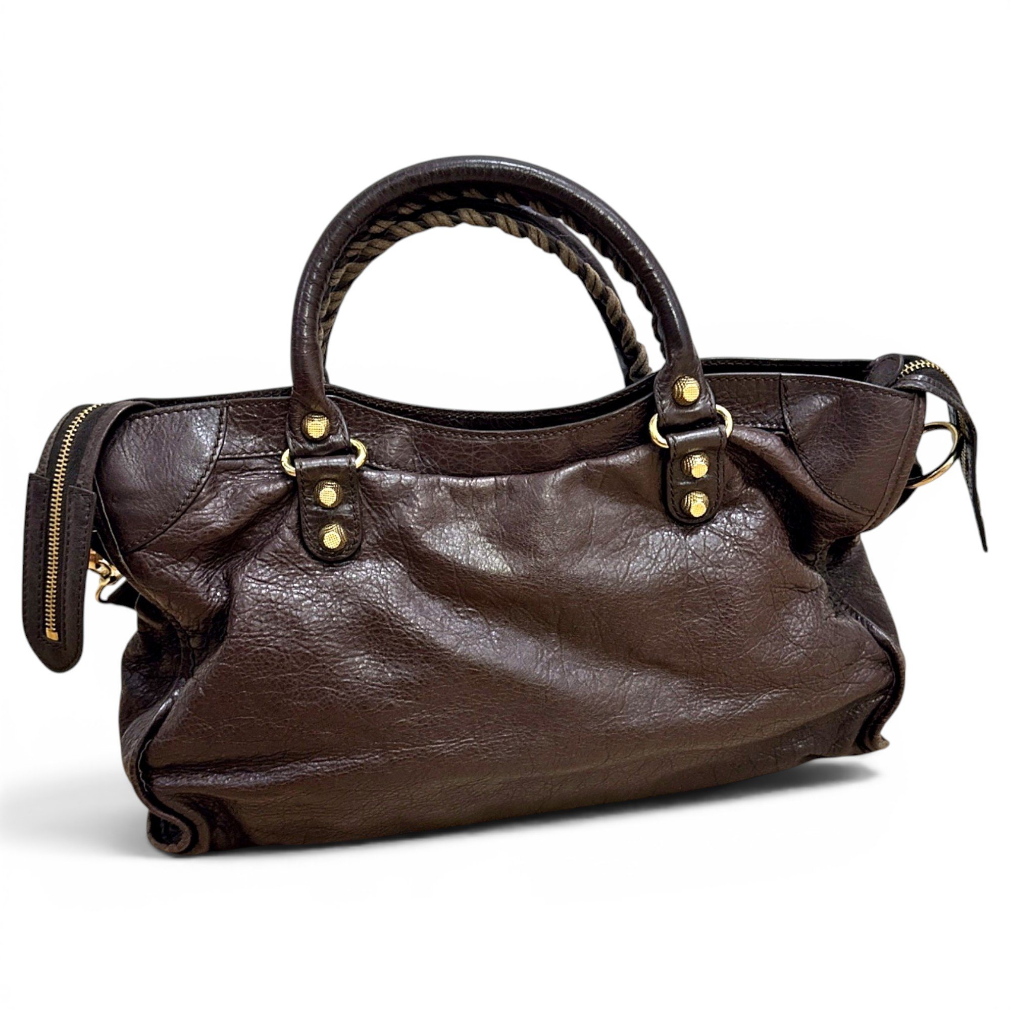 Leather handbag