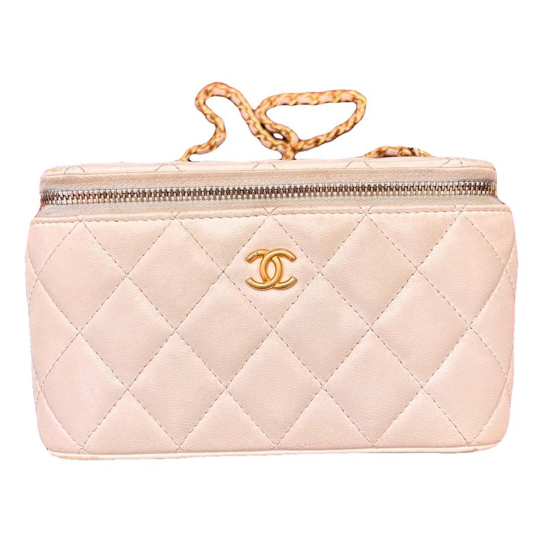 Trendy CC Vanity leather handbag