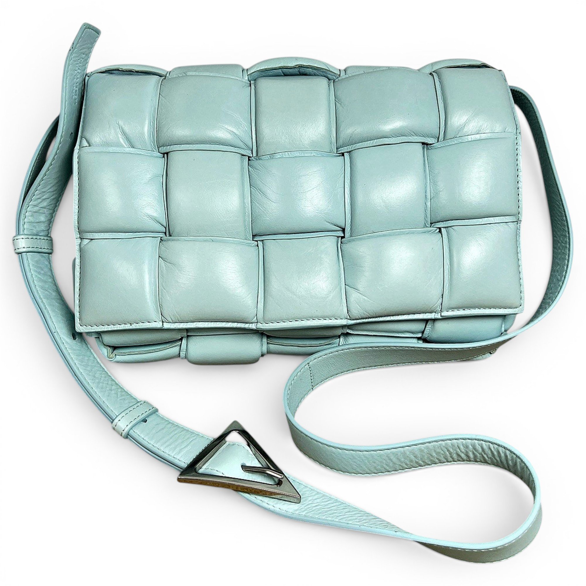 Cassette Padded leather handbag