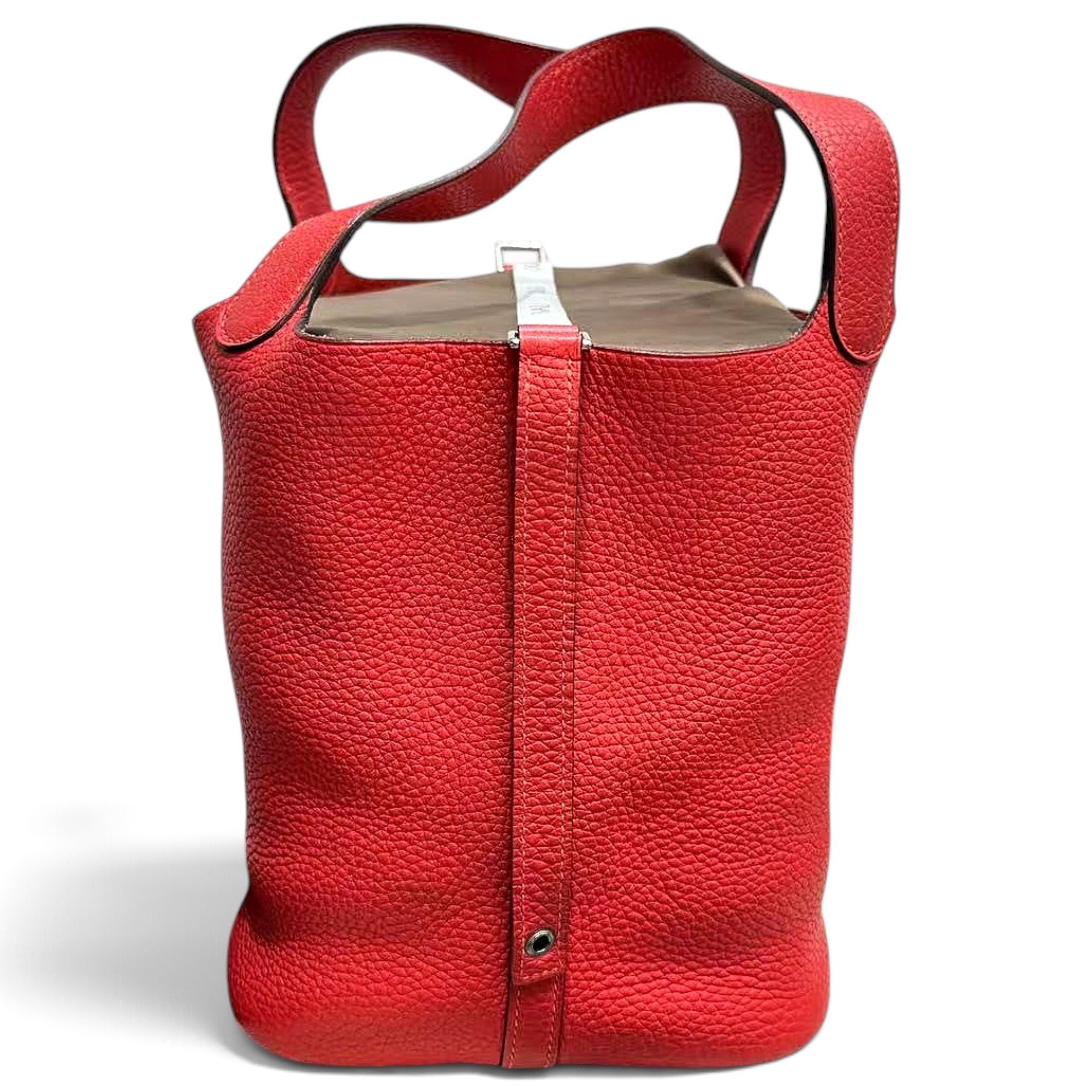 Picotin leather handbag