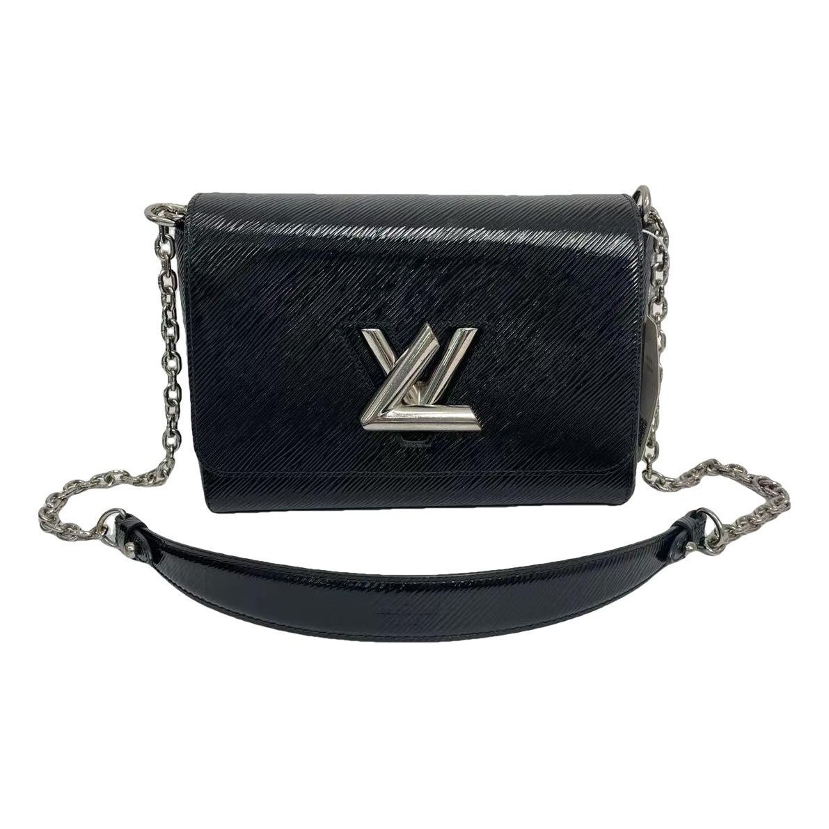 Twist leather handbag