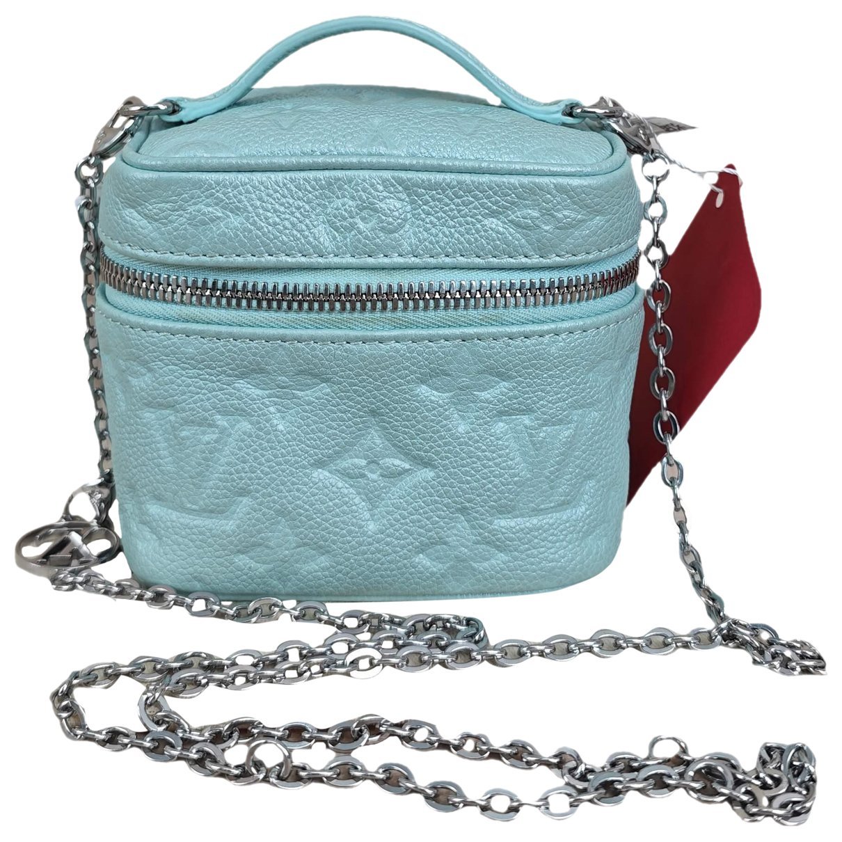 Vanity leather handbag