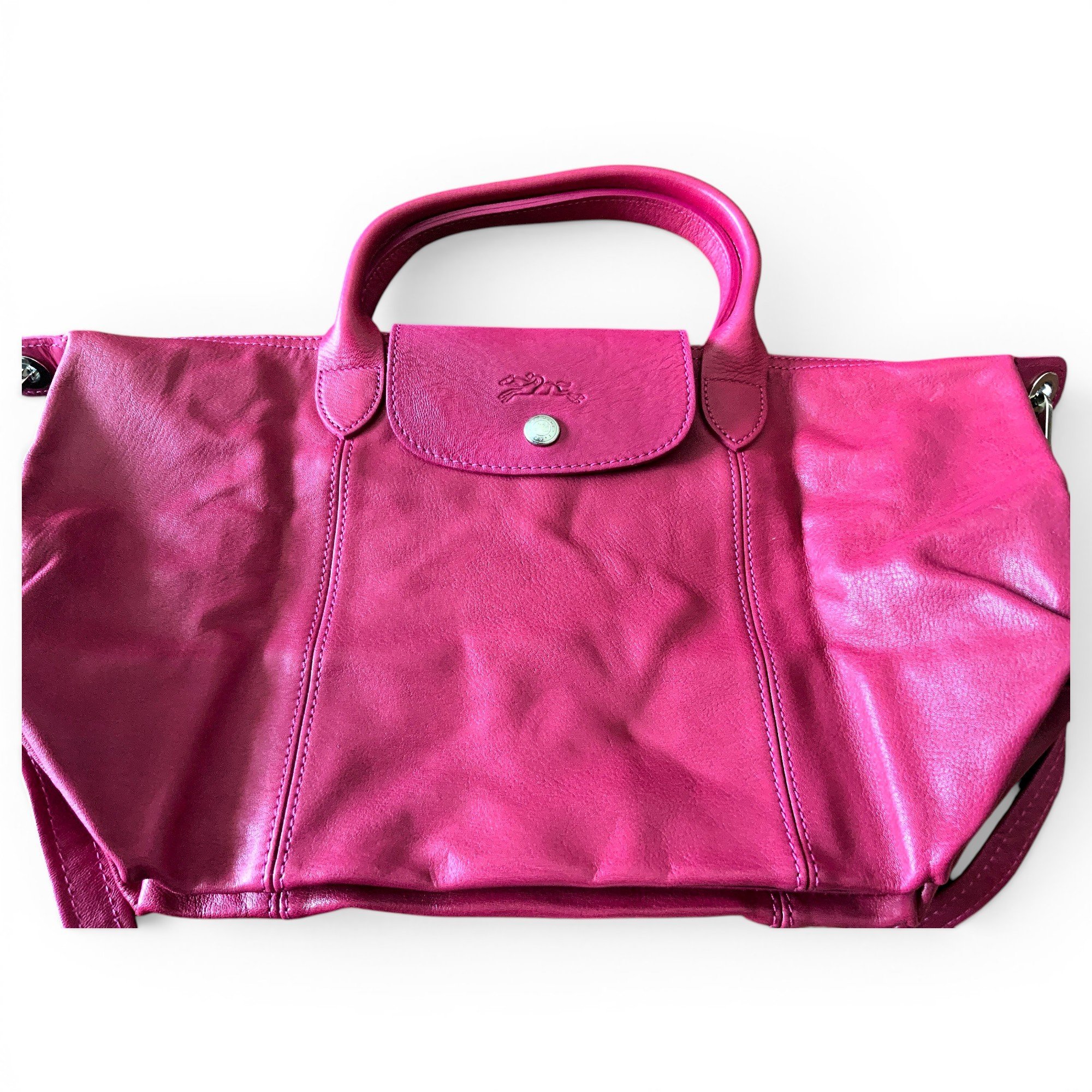 Pliage leather handbag