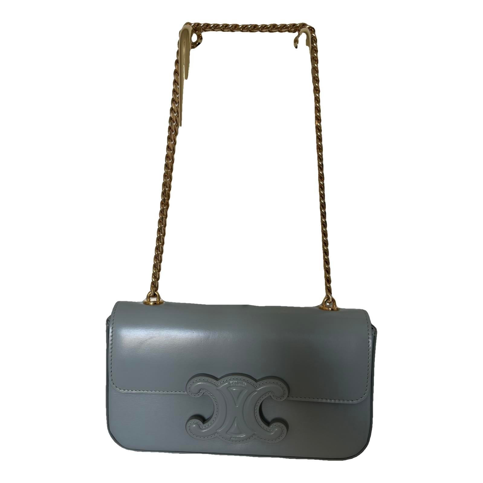 Triomphe leather handbag