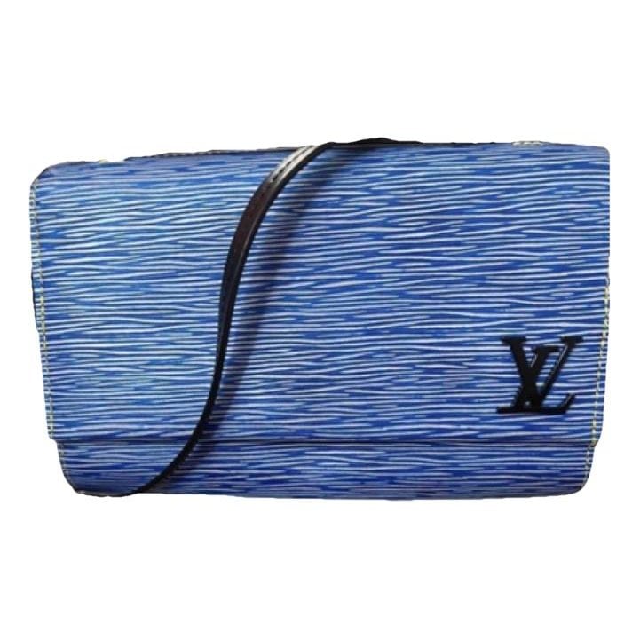 Leather clutch bag