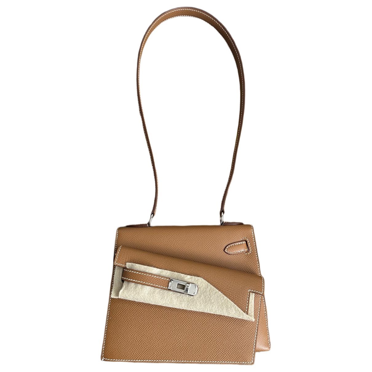 Hermes Kelly 25 Handbag Gold Epsom Leather 2025