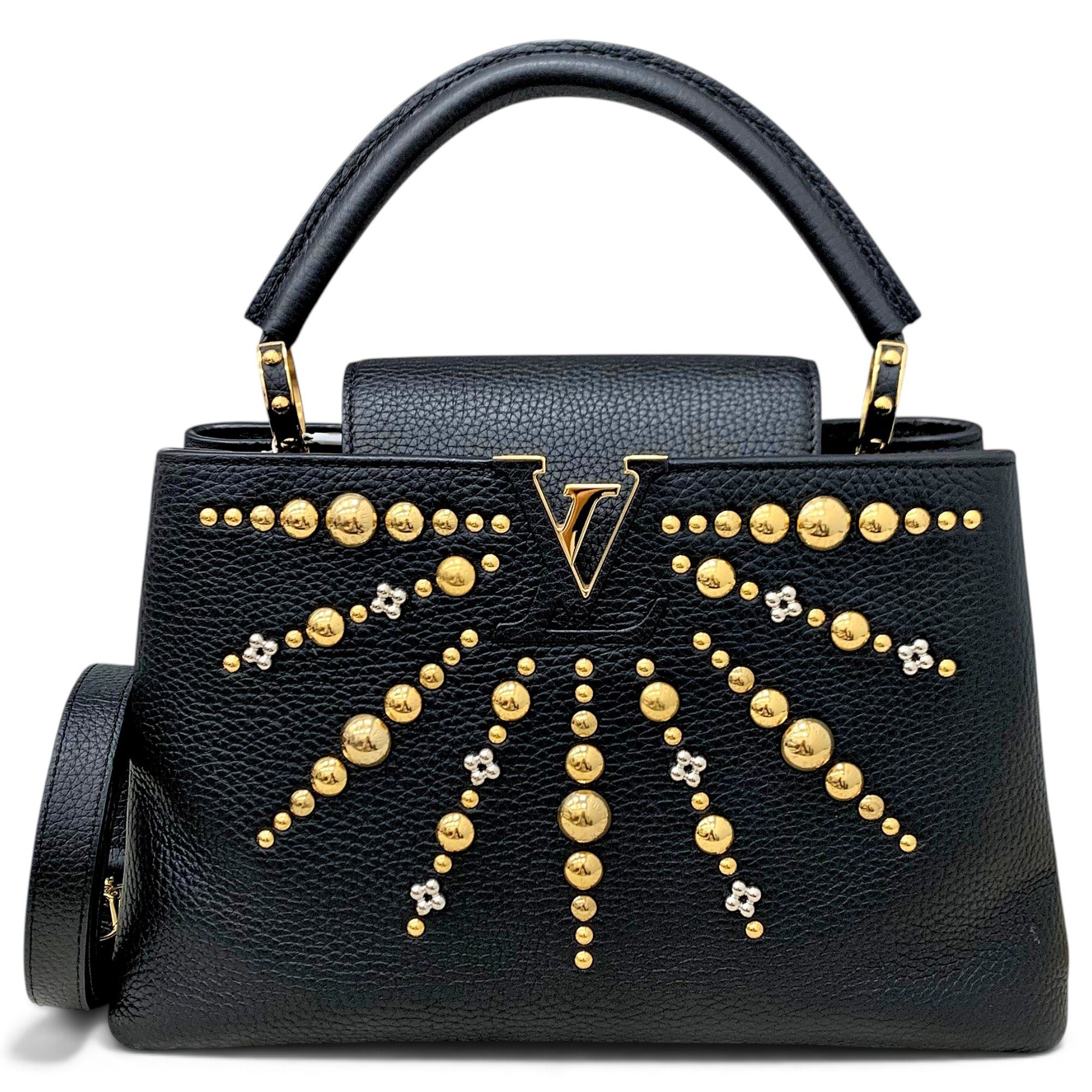 Capucines leather handbag