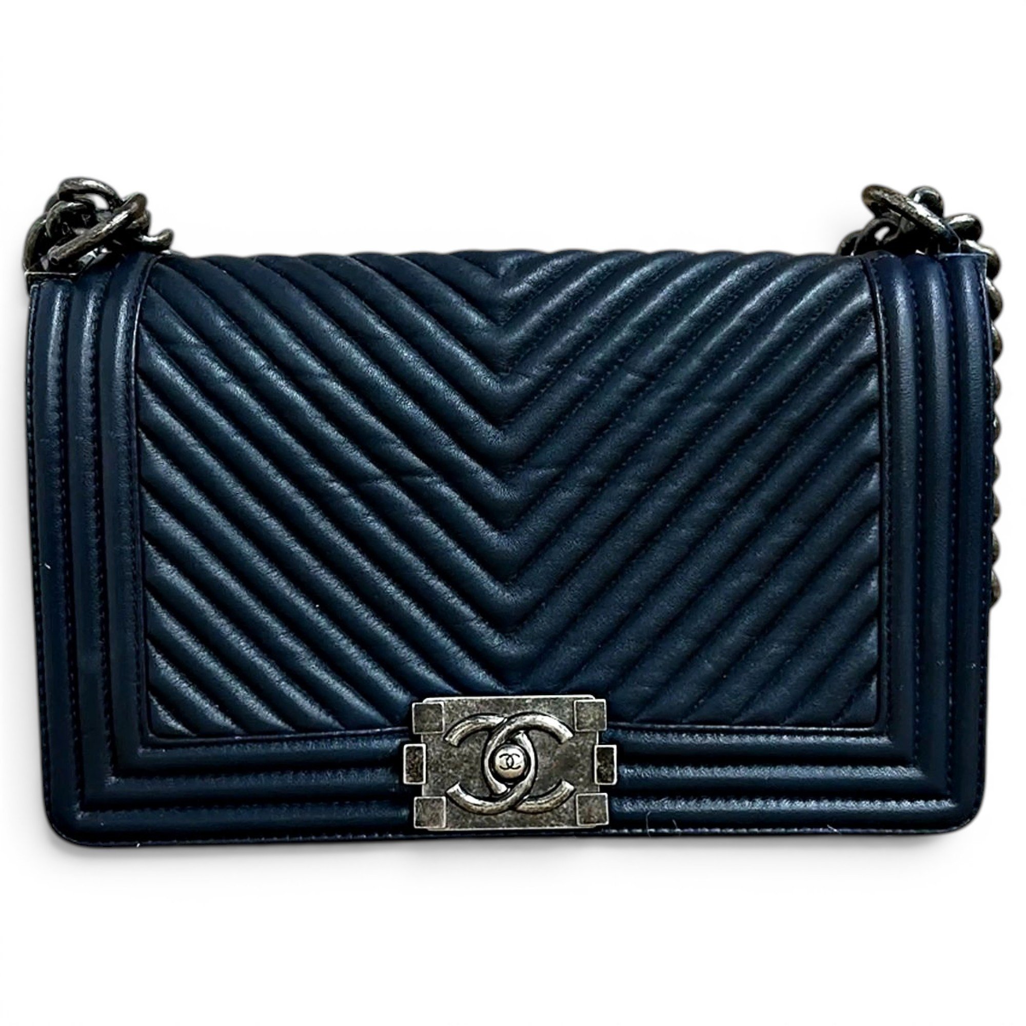 Boy leather crossbody bag