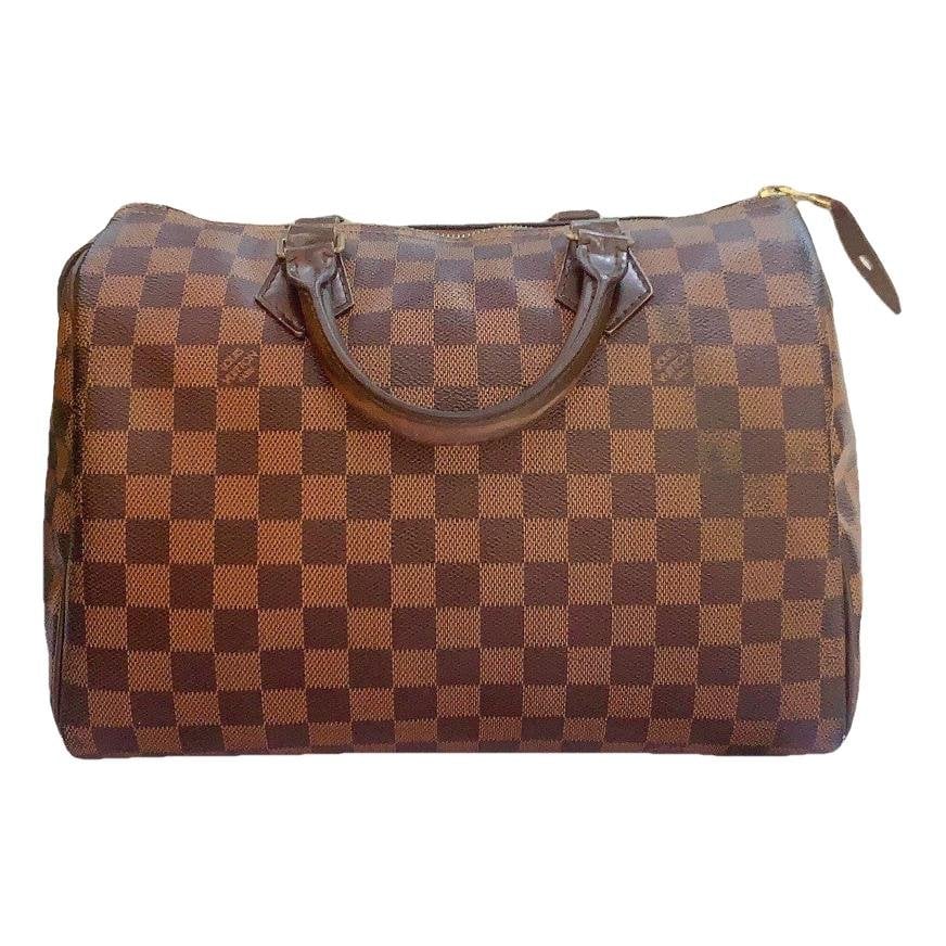 Speedy leather handbag