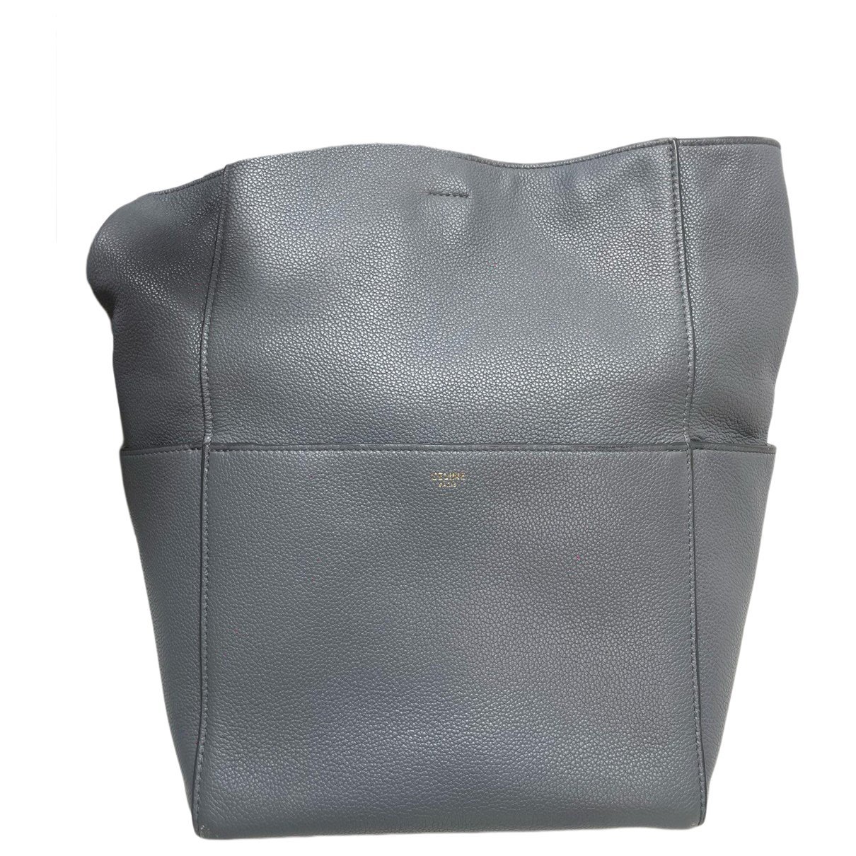 Seau Sangle leather handbag