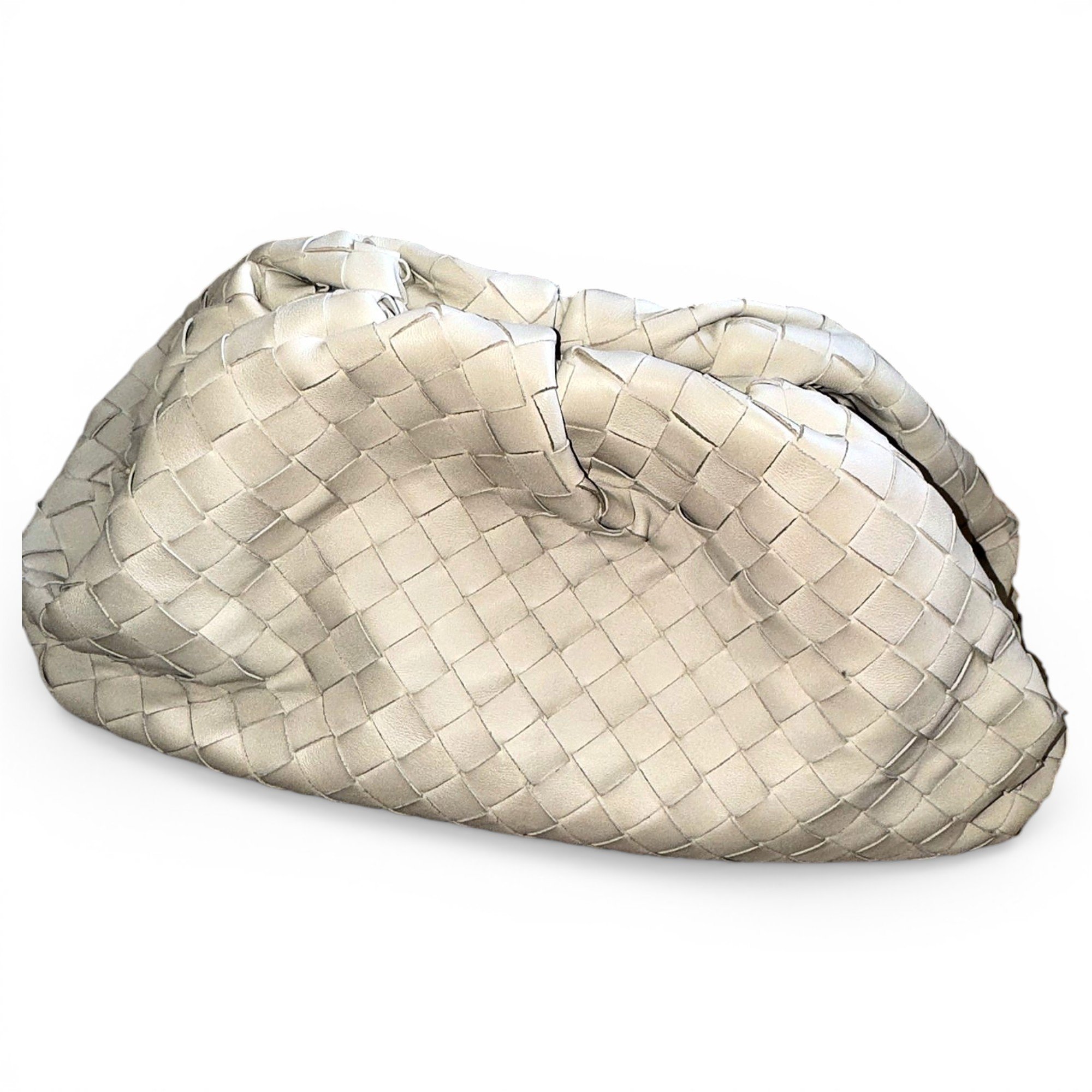 Pouch leather handbag