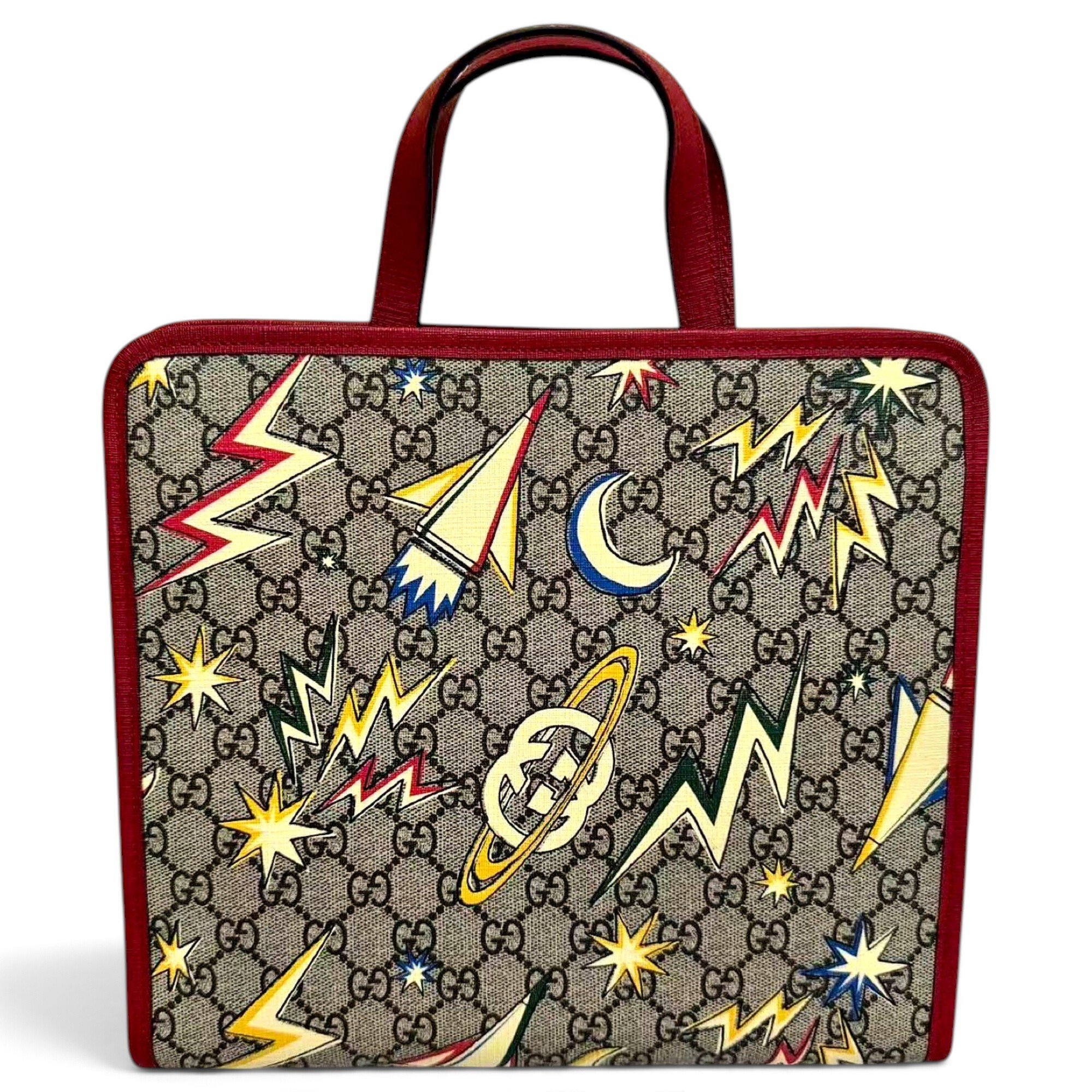 Leather tote