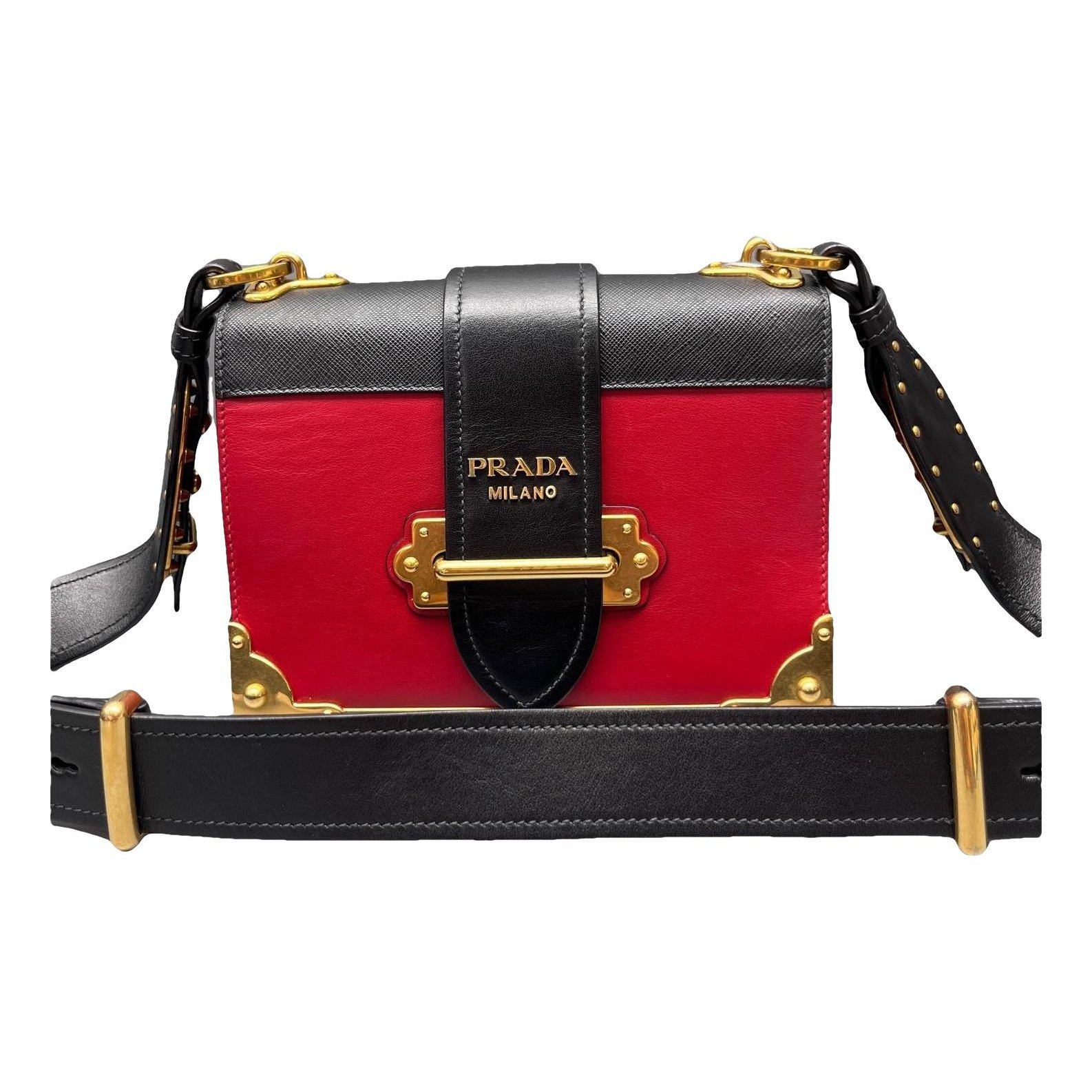 Cahier leather handbag