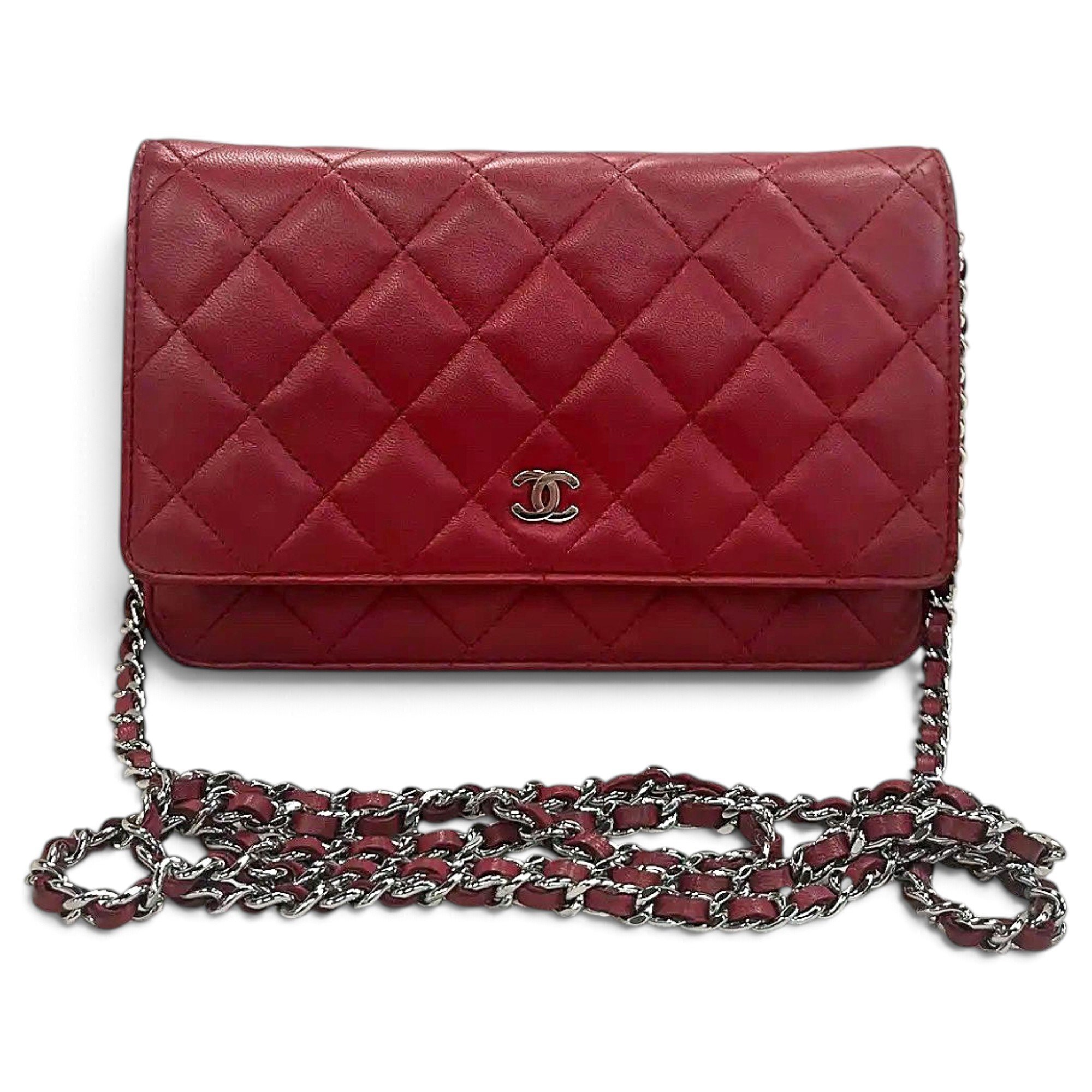 Wallet On Chain Timeless/Classique leather crossbody bag