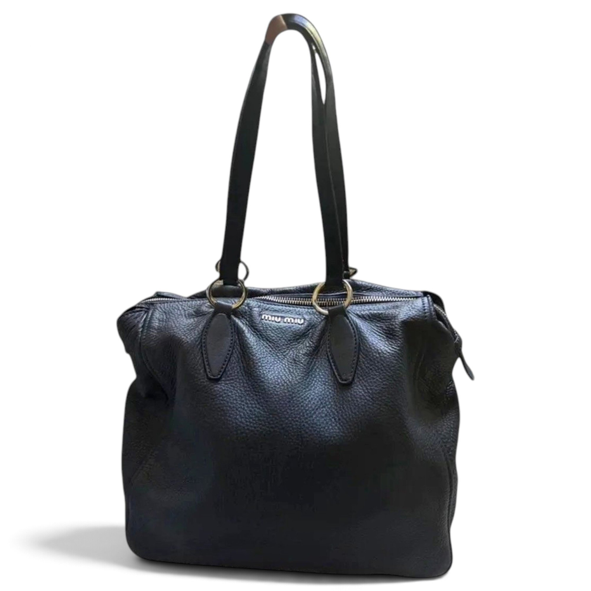 Leather tote