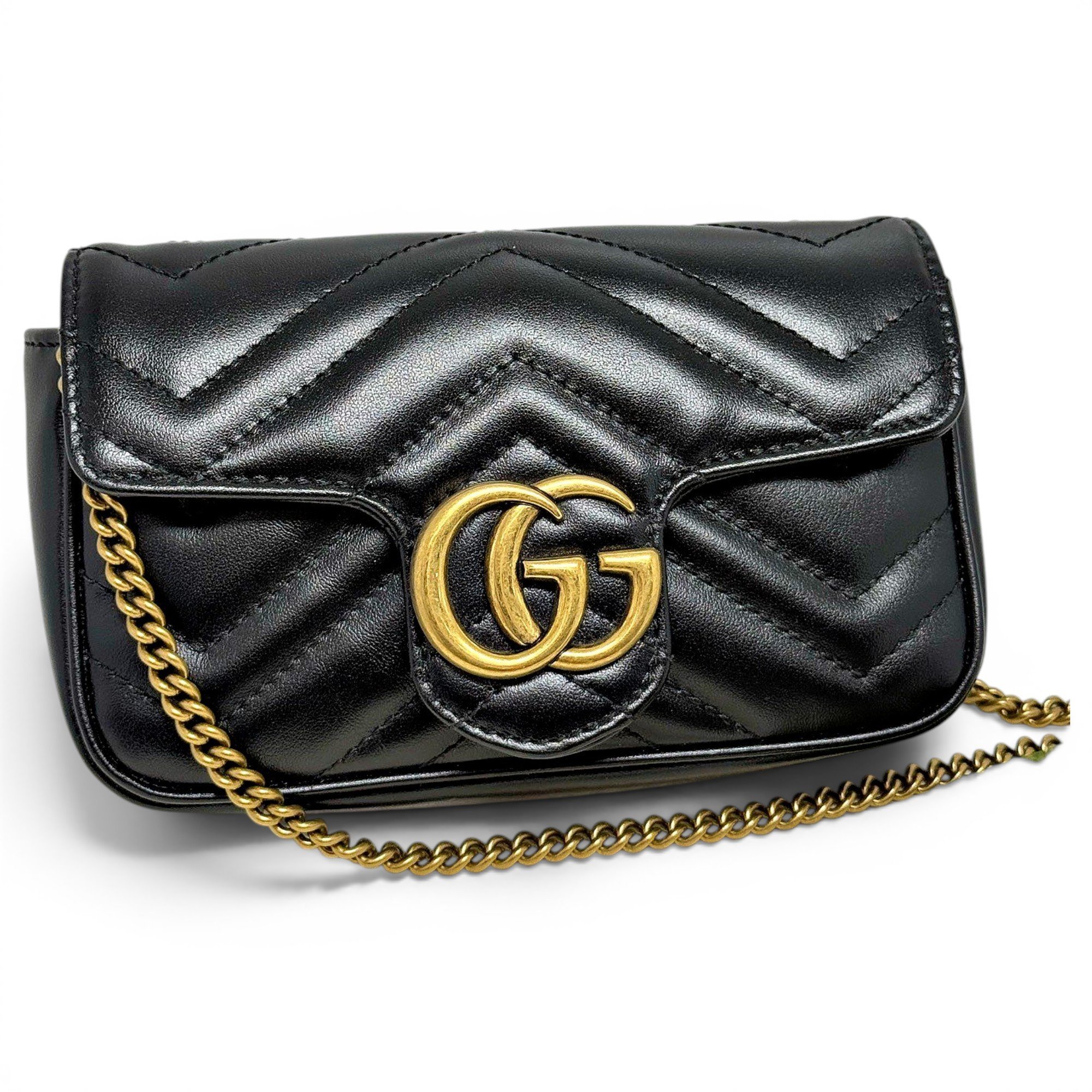 GG Marmont Flap leather crossbody bag