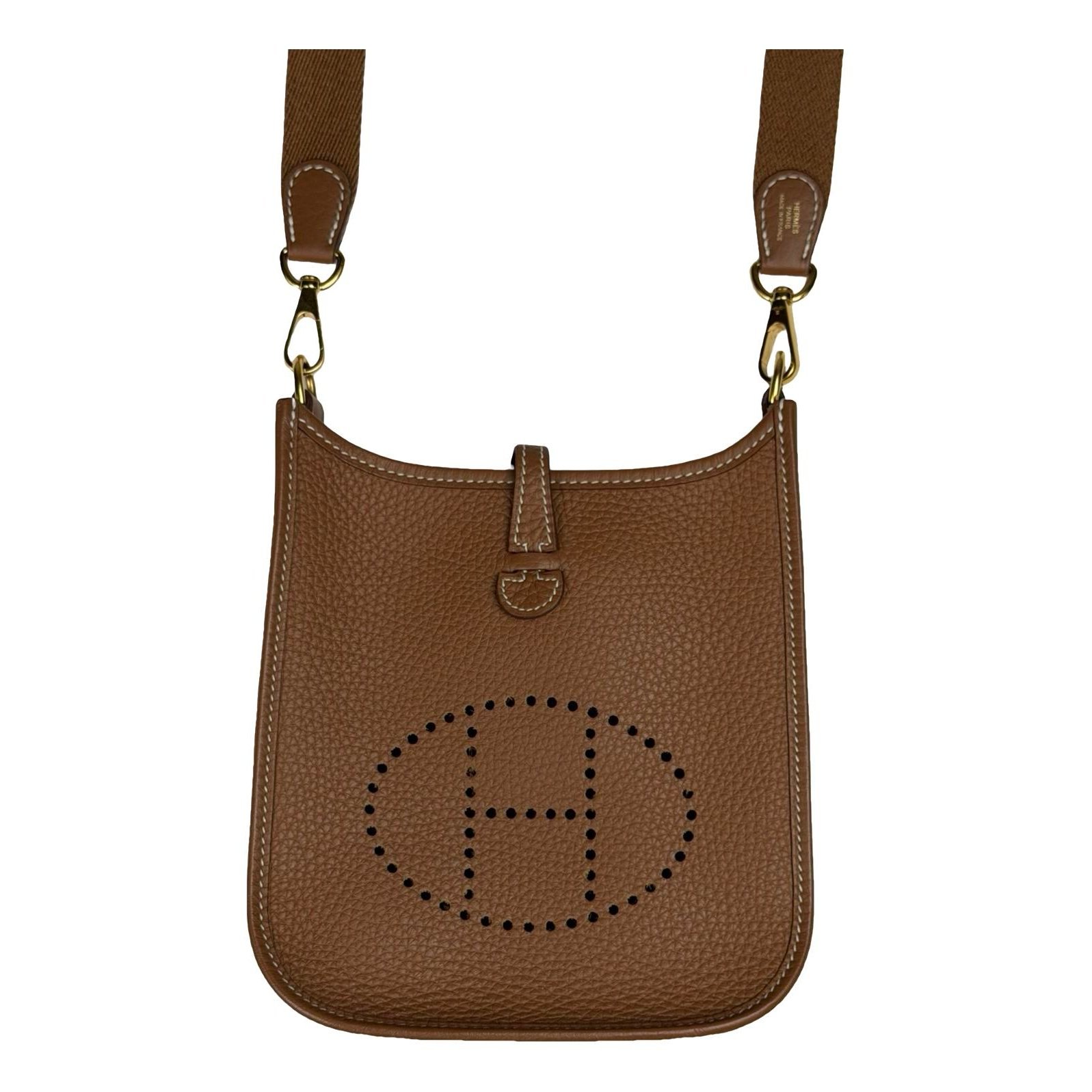Mini Evelyne leather handbag