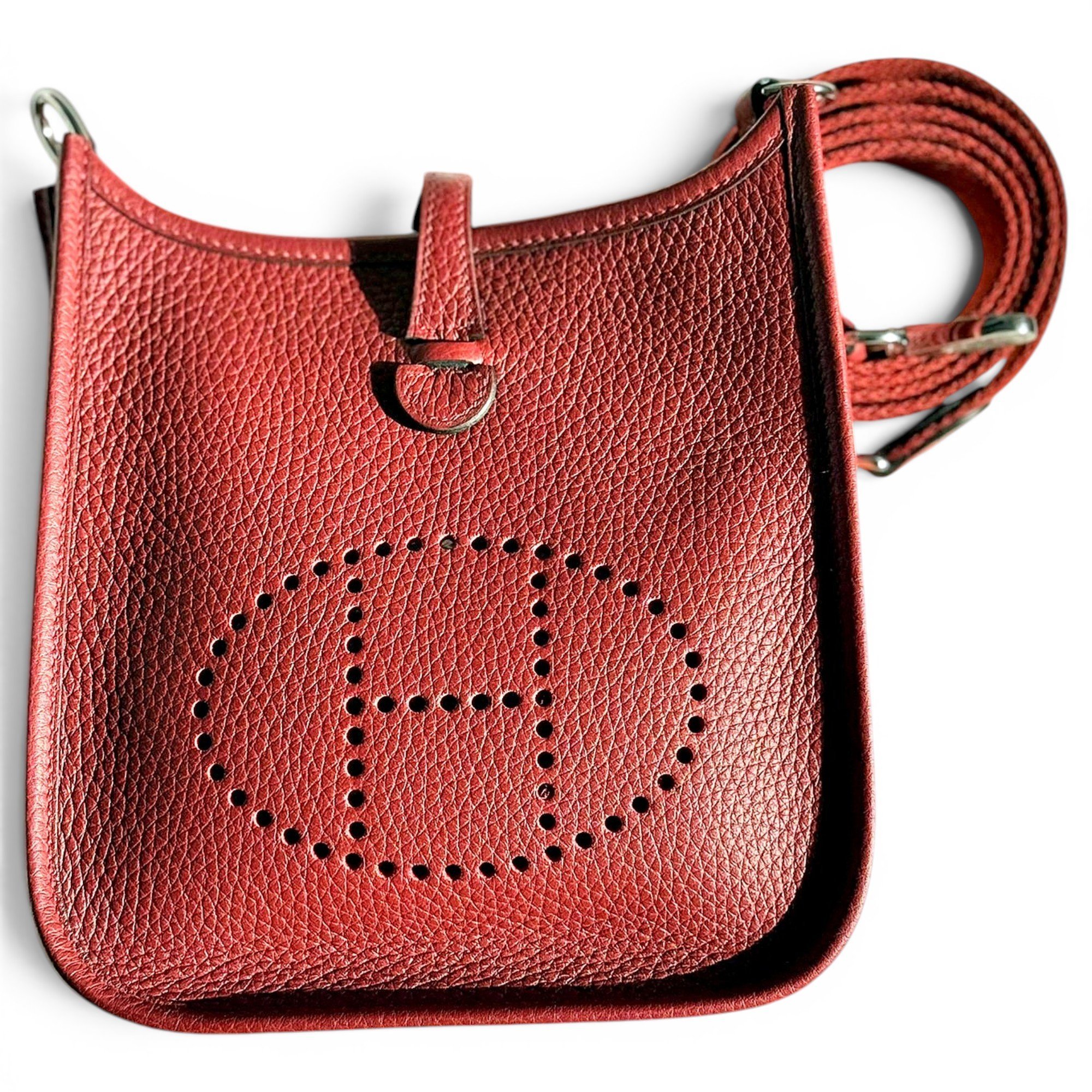 Mini Evelyne leather crossbody bag