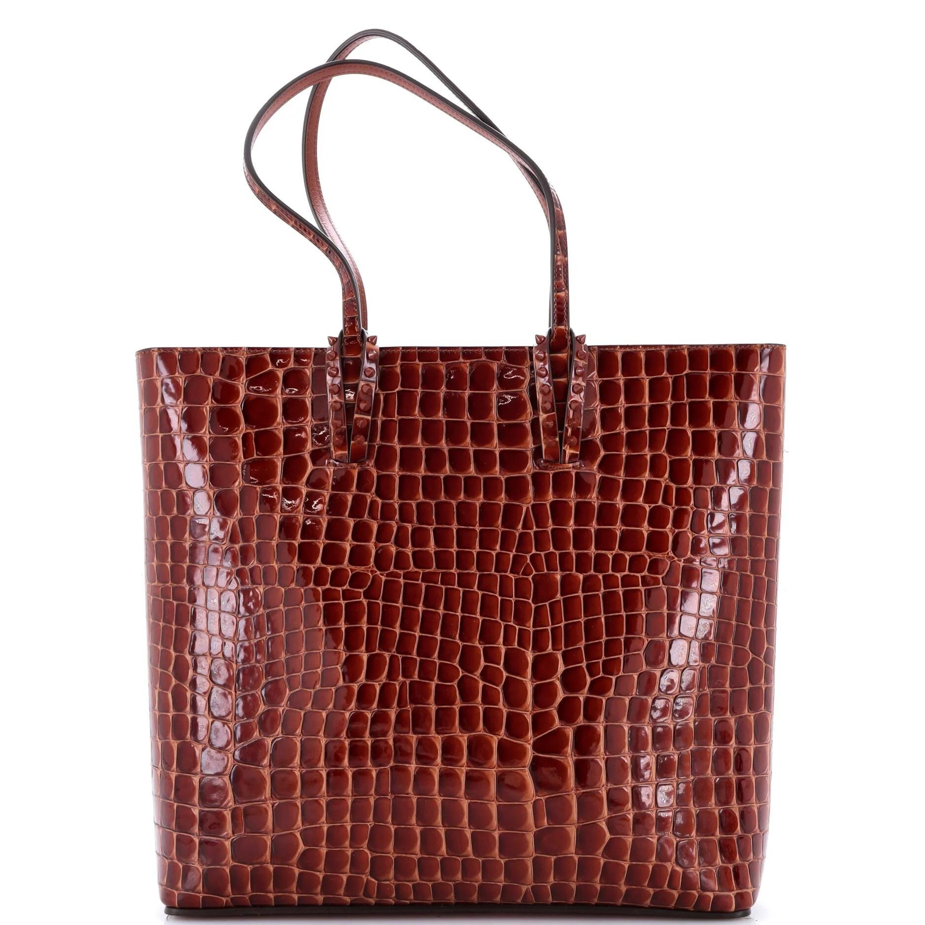 Leather tote