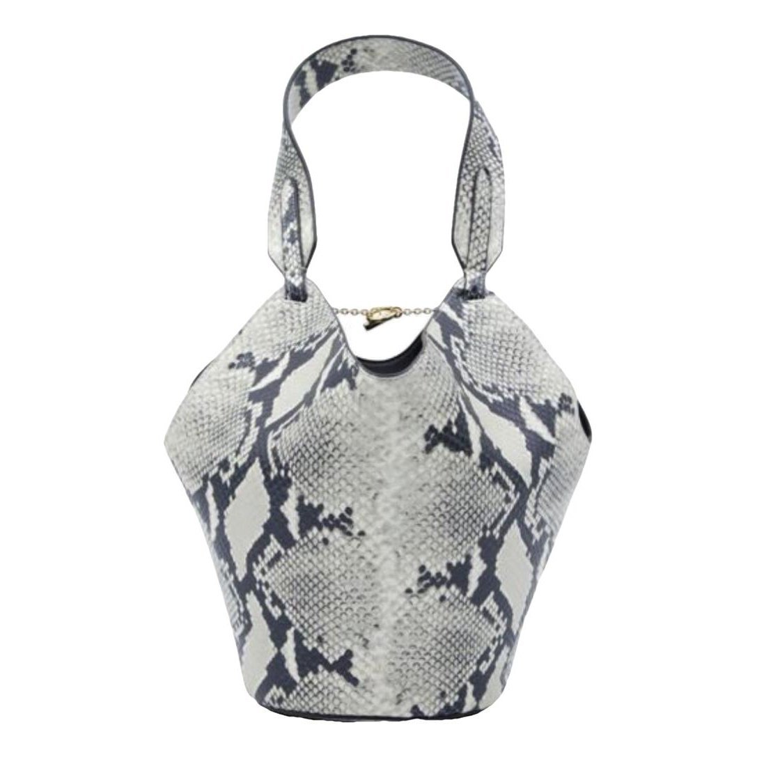 Lotus leather handbag