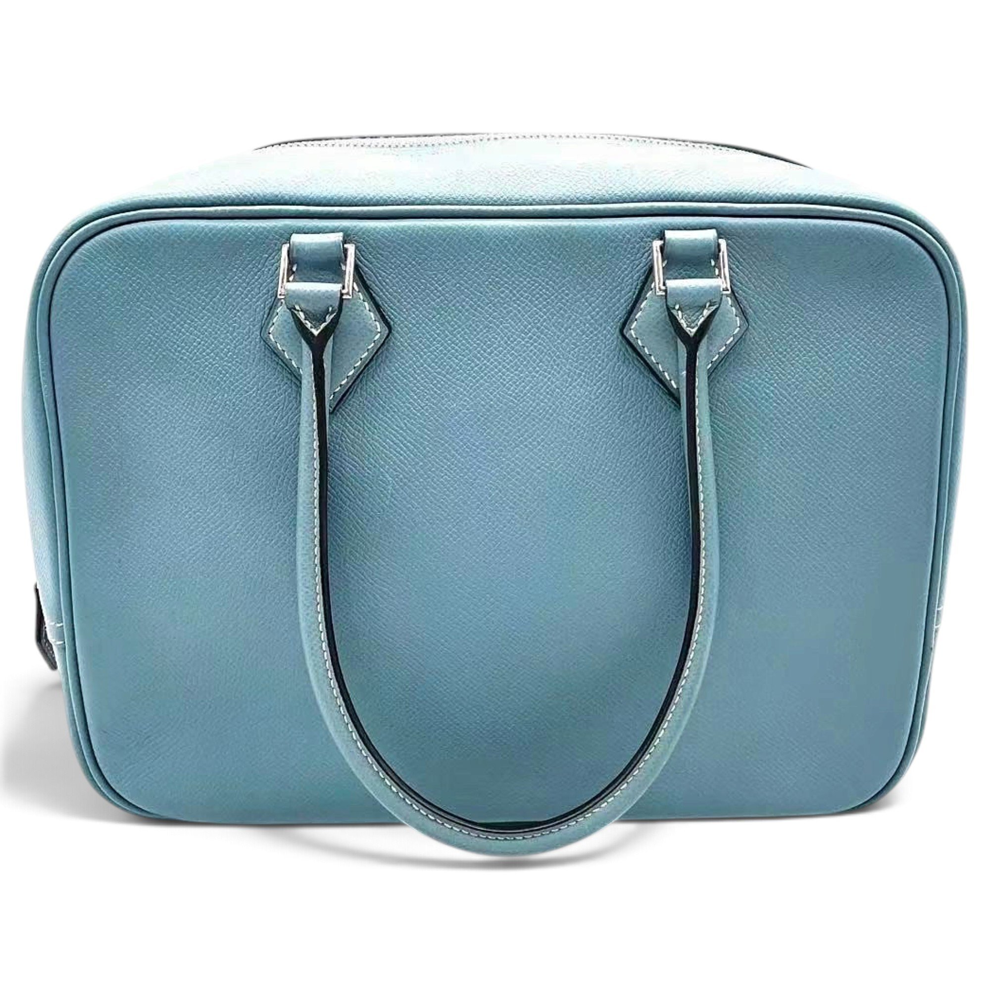 Plume leather handbag