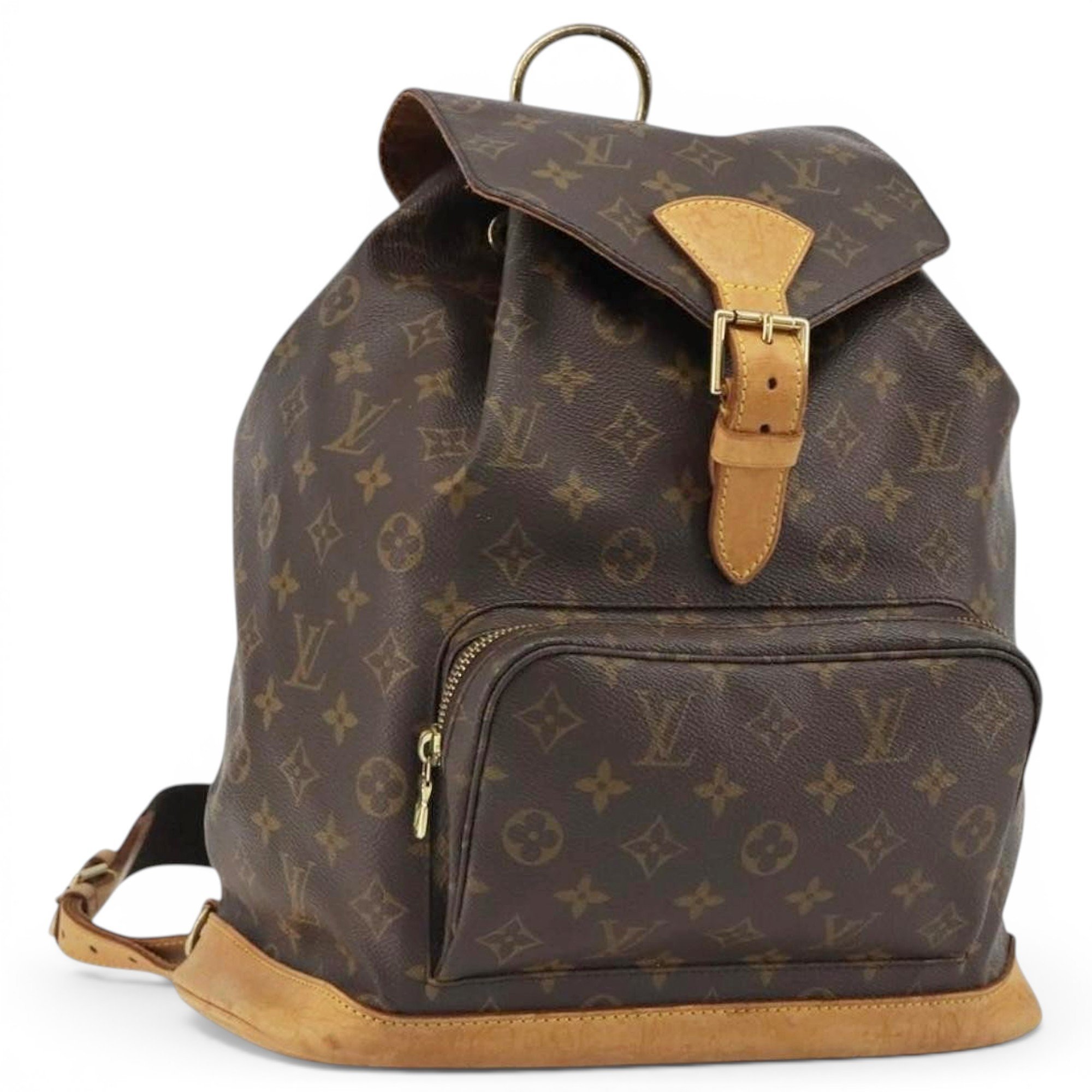 Montsouris leather backpack