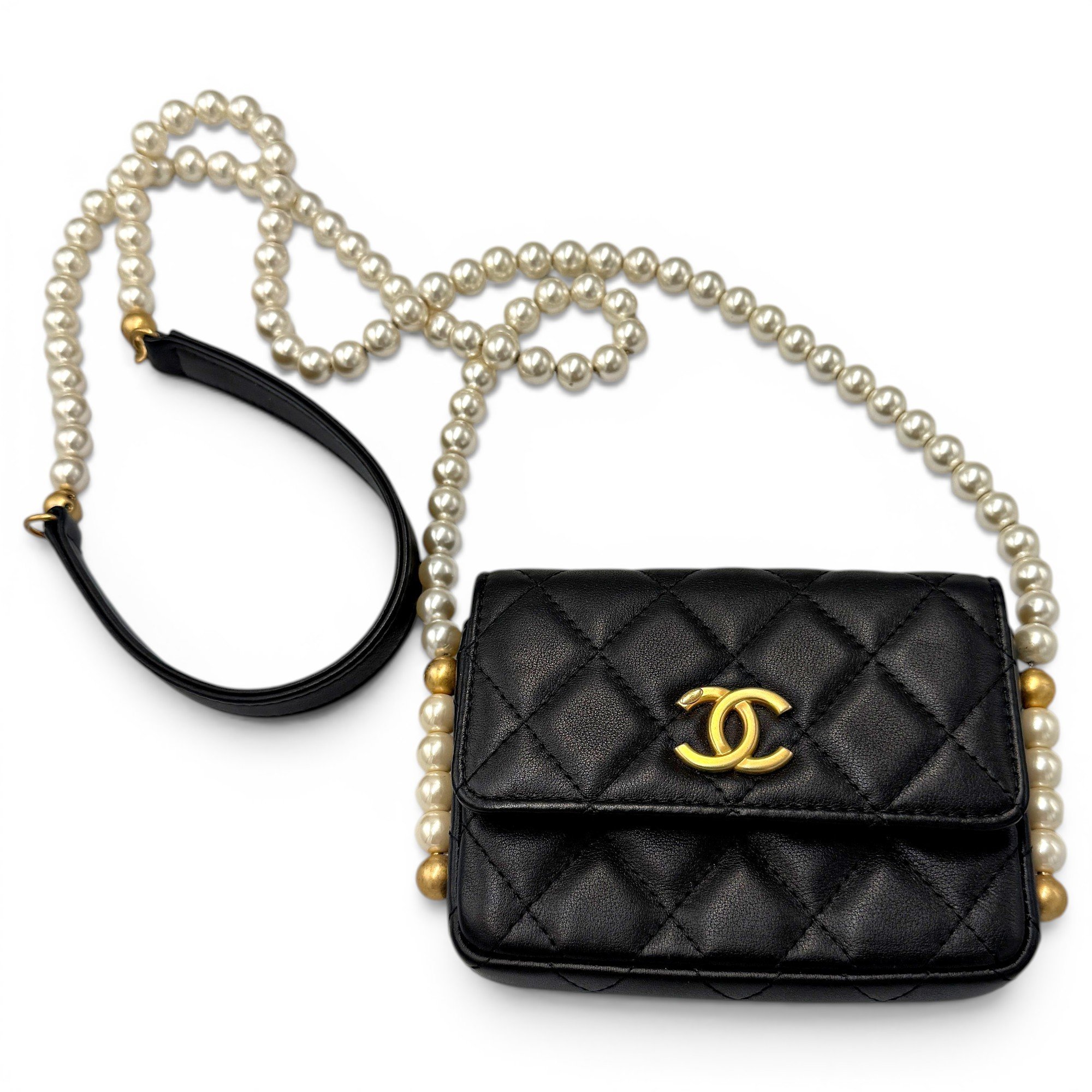 Pearl Bag leather mini bag