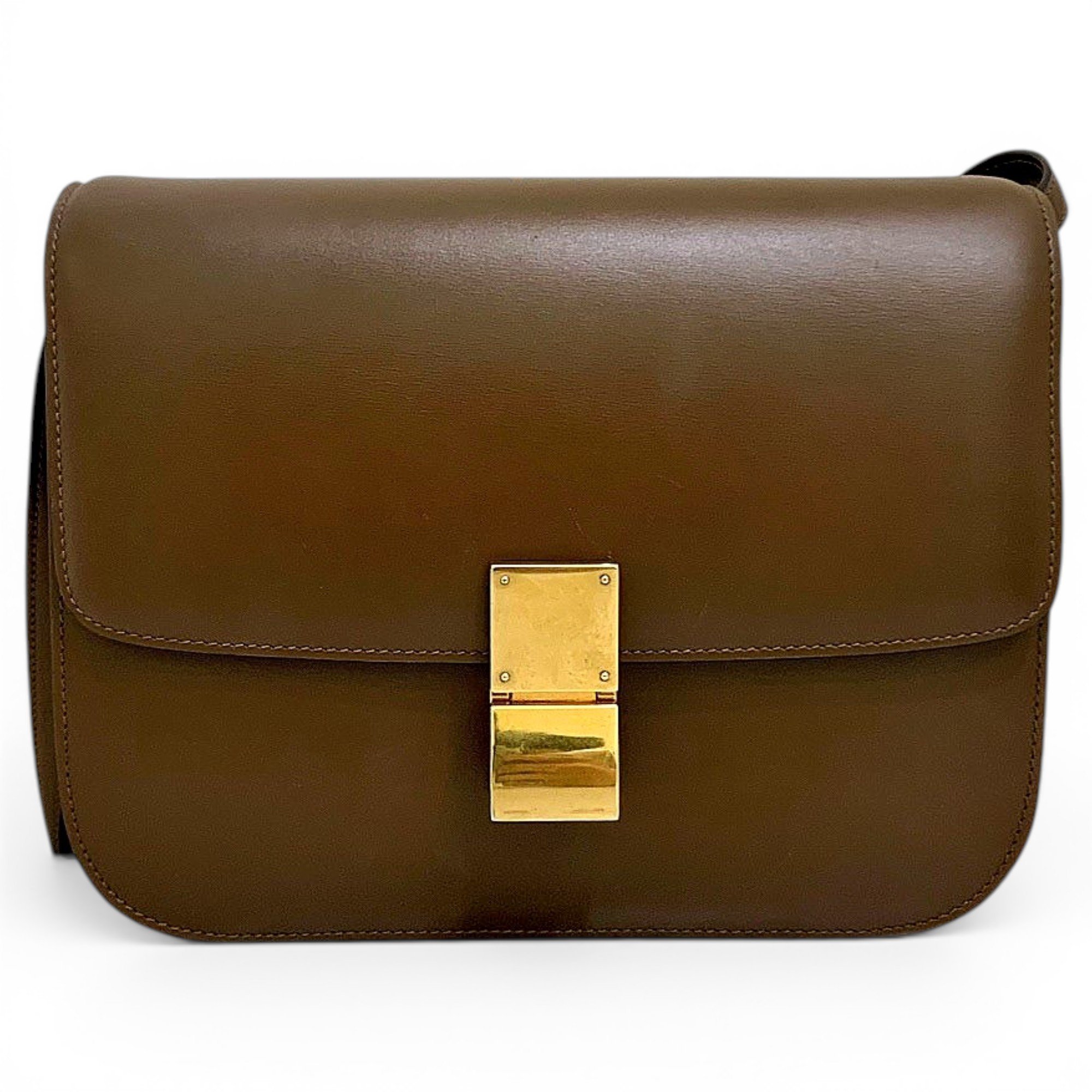 Classic leather crossbody bag