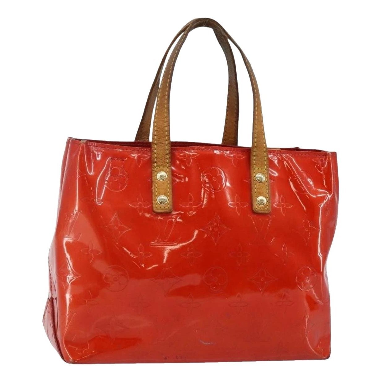 Patent leather handbag