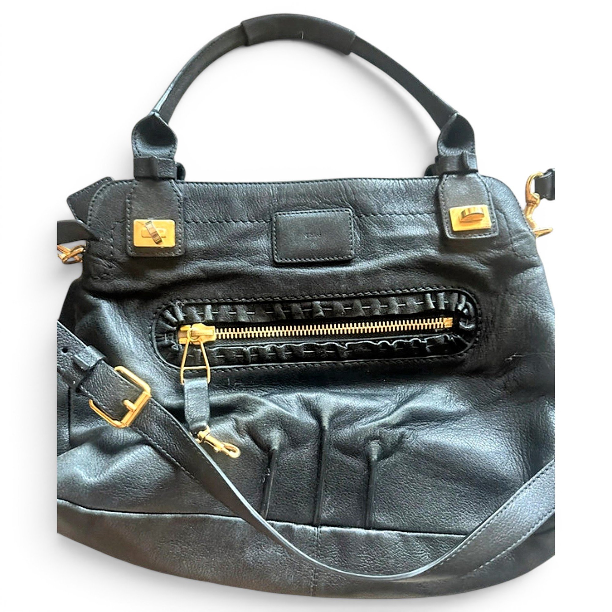 Leather handbag