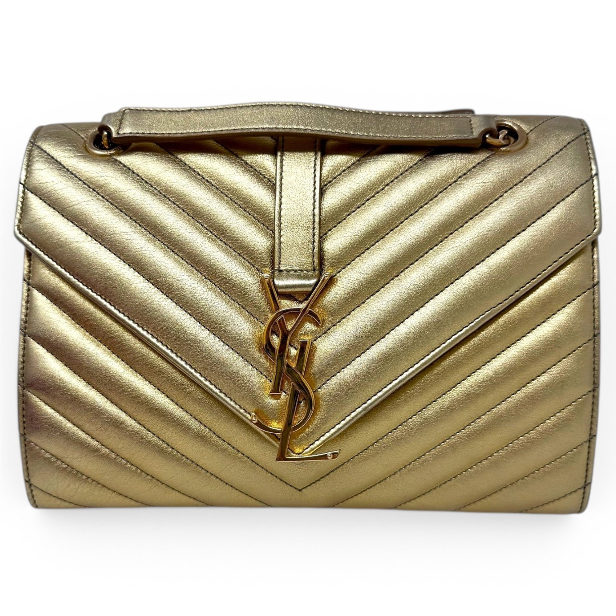 Envelope leather crossbody bag