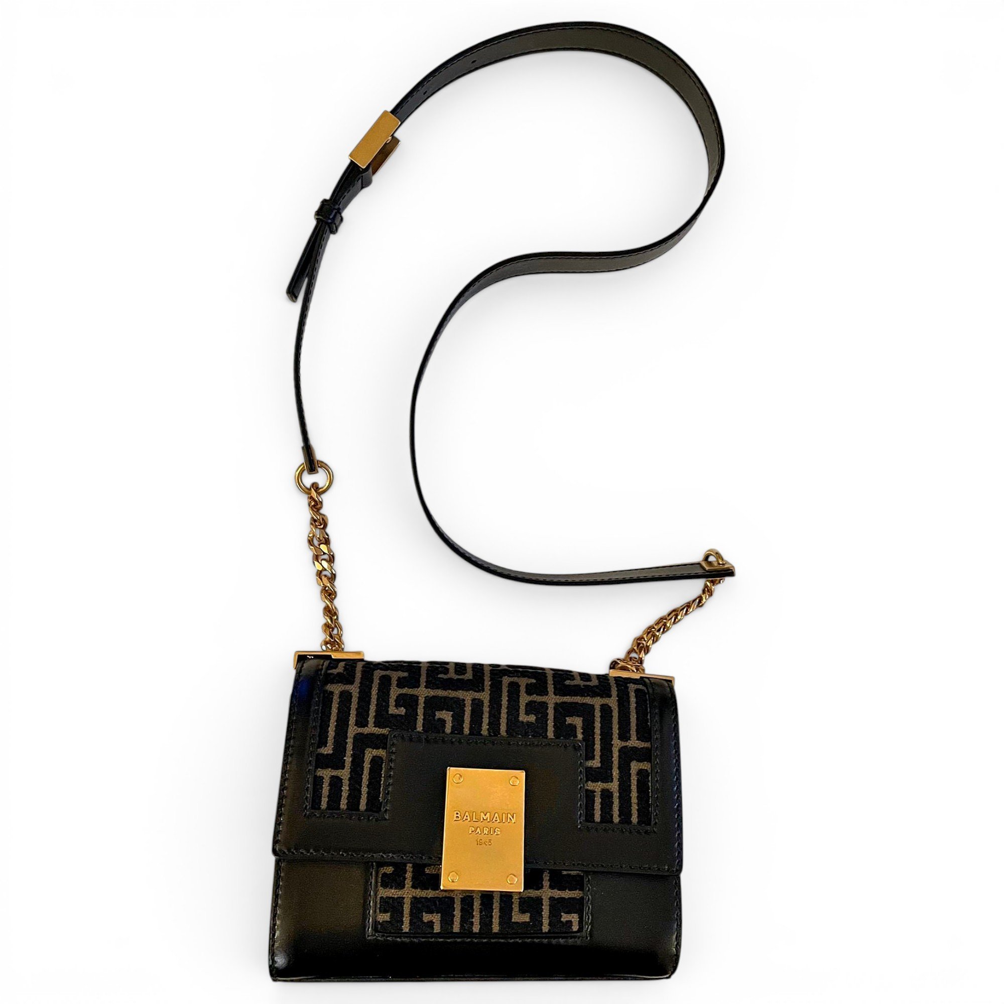Balmain Leather crossbody bag