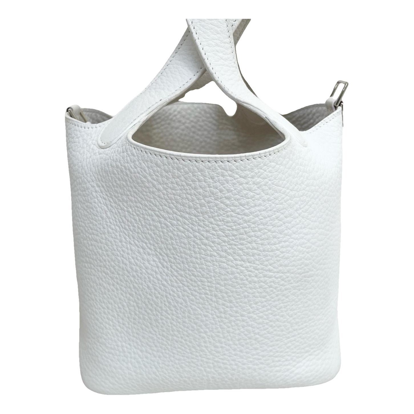 Hermes Picotin 18 Handbag White 2876