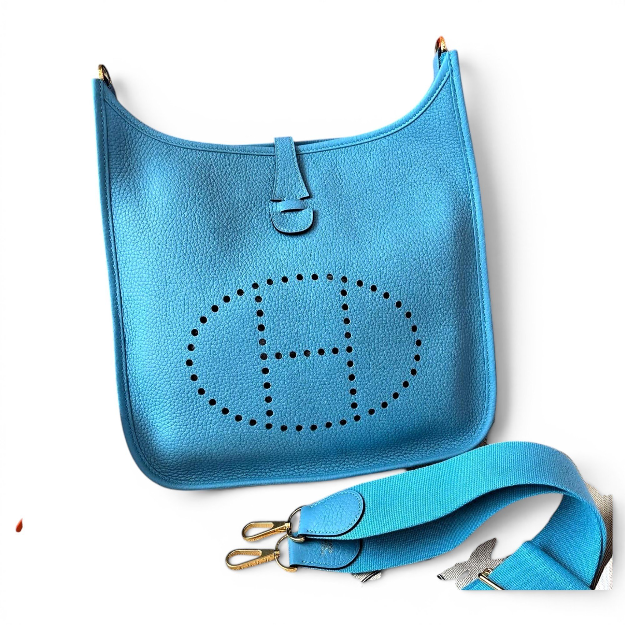 Evelyne leather handbag