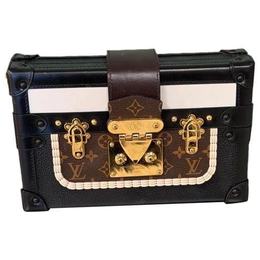 Petite Malle leather handbag