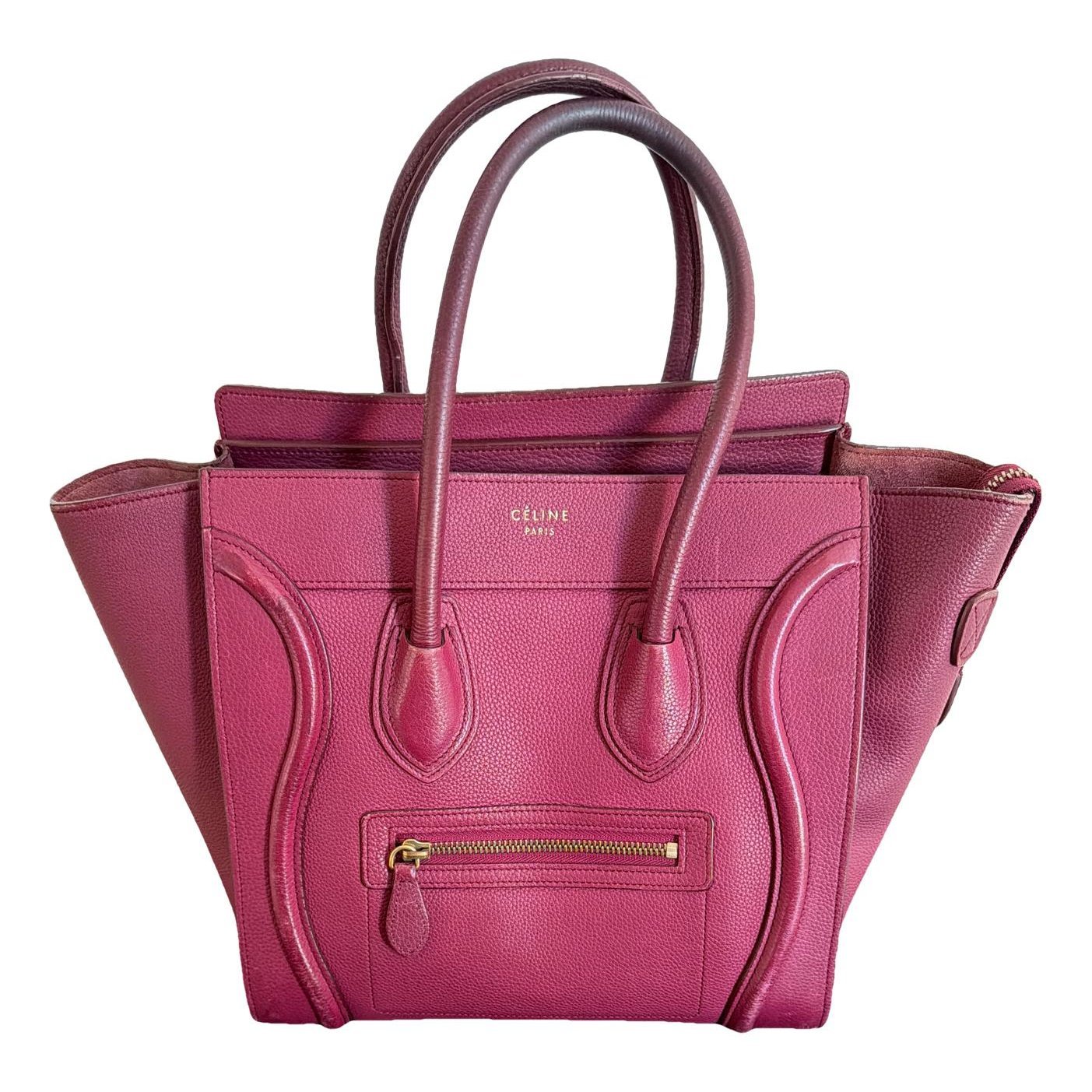 Luggage leather handbag